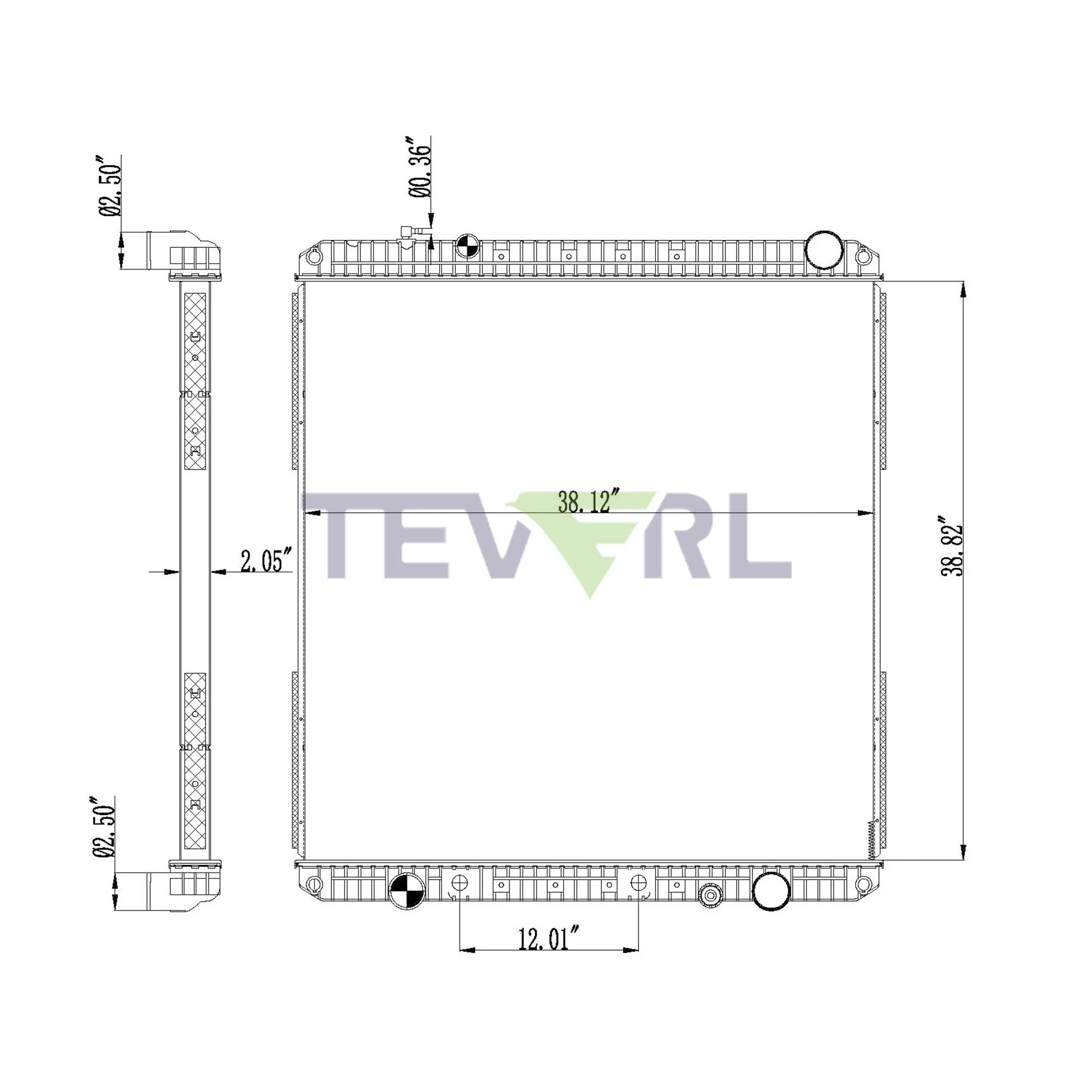 10101013 FREIGHTLINER RADIATOR