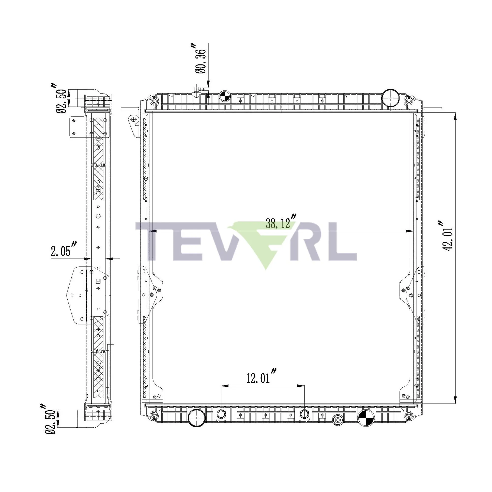 10101019 FREIGHTLINER RADIATOR