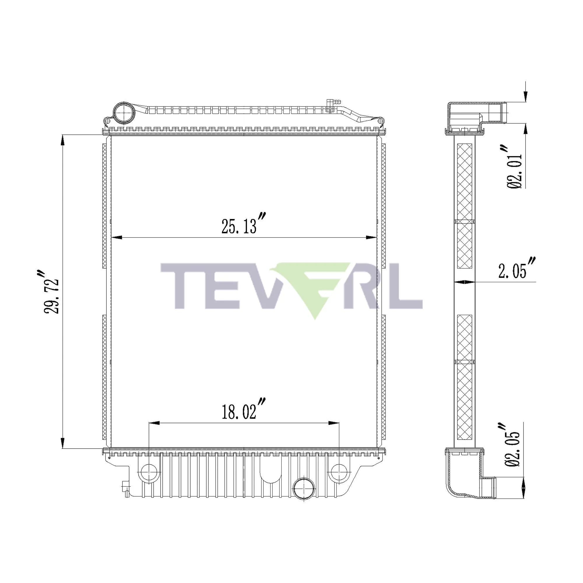 10101047 FREIGHTLINER RADIATOR