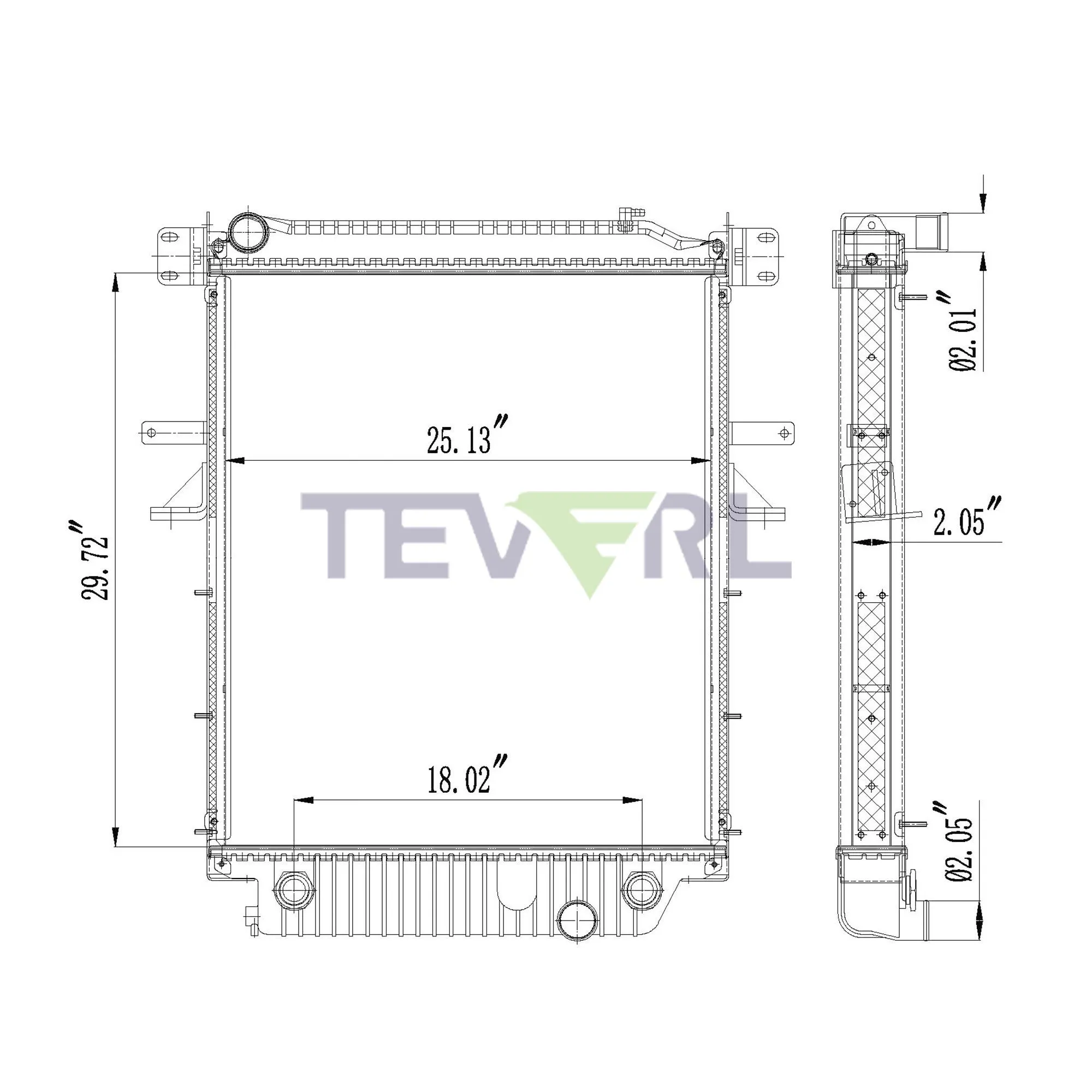 10101048 FREIGHTLINER RADIATOR