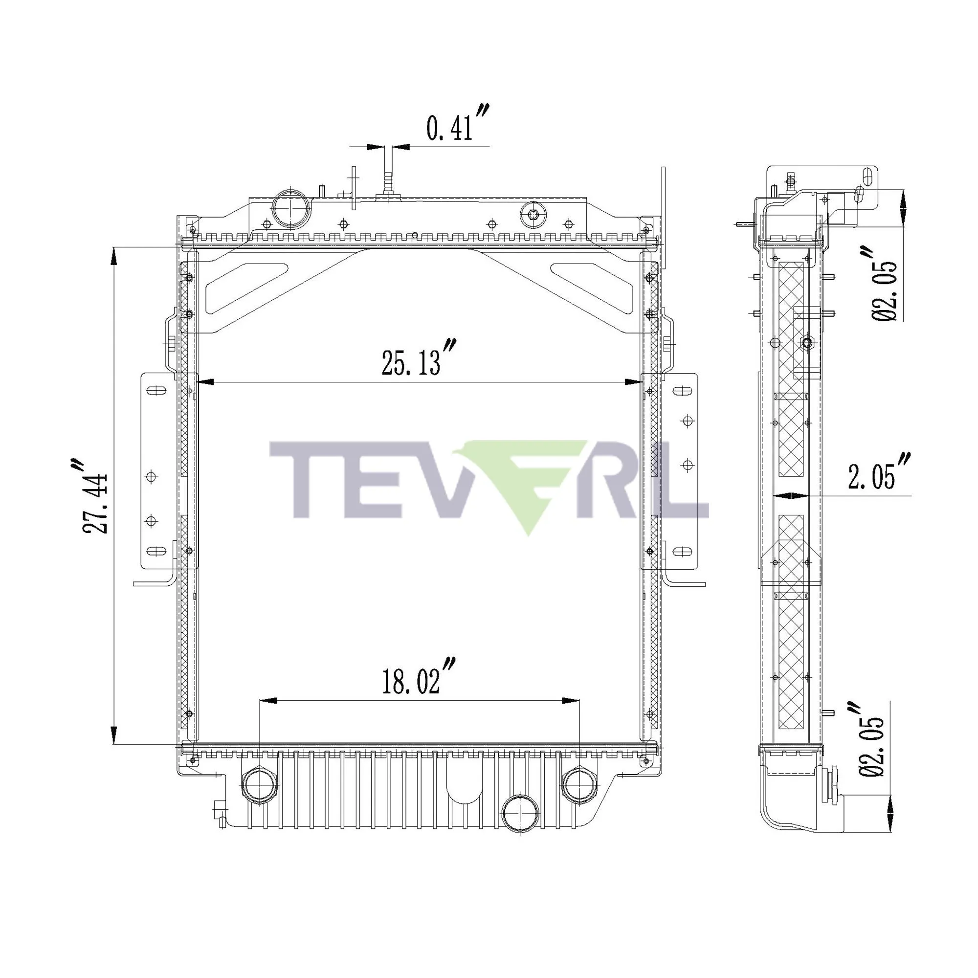 10101050 FREIGHTLINER RADIATOR
