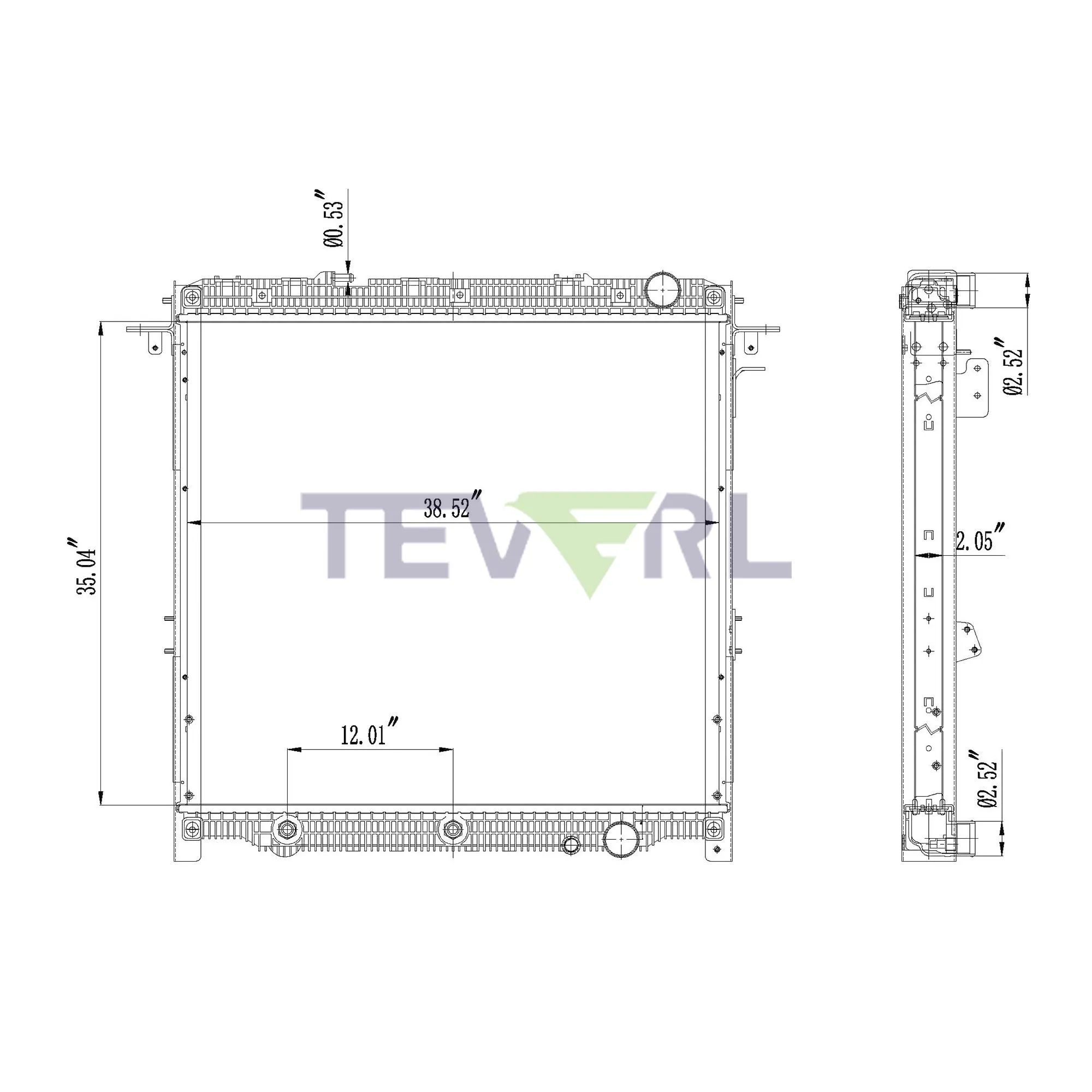 10101056 FREIGHTLINER RADIATOR