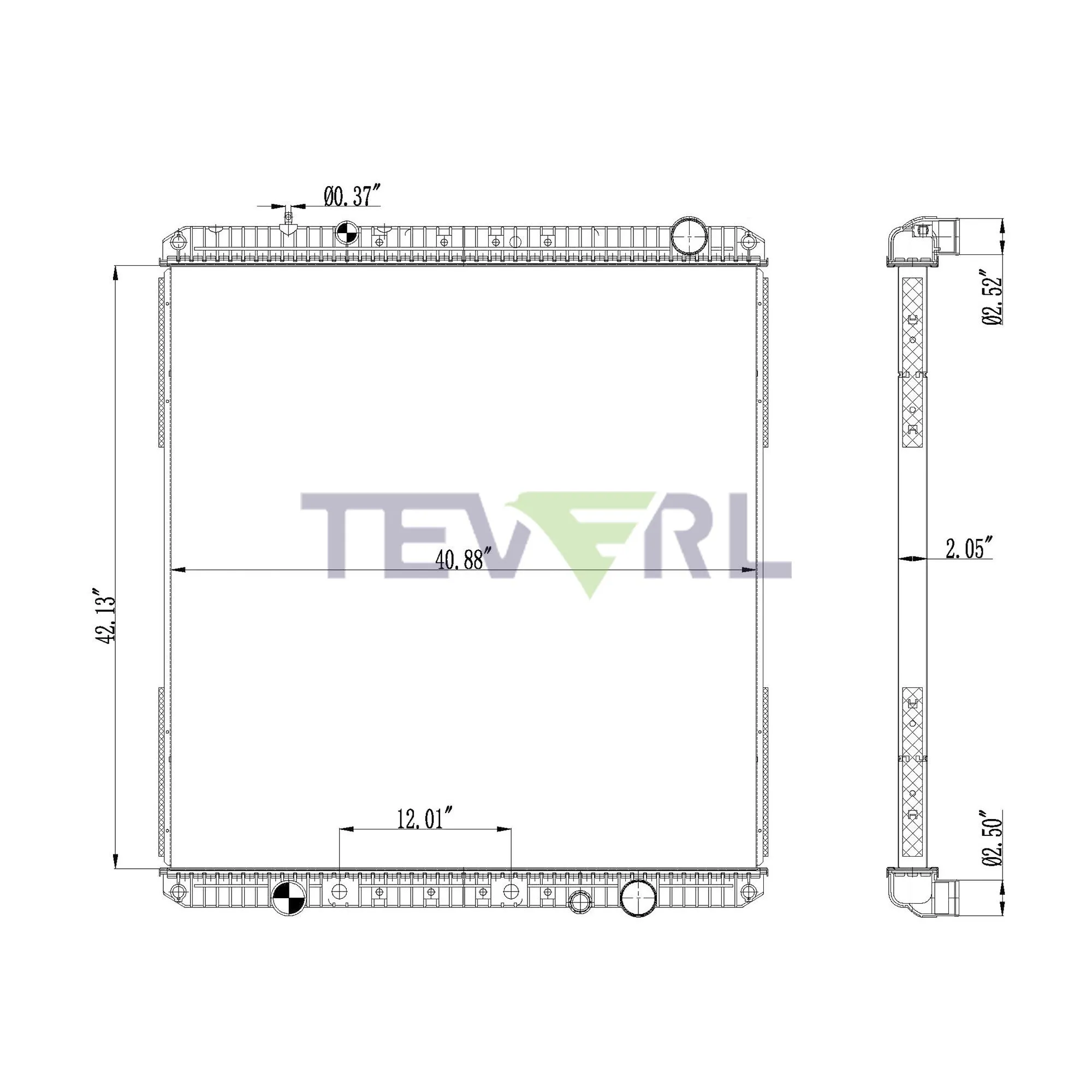 10101063 FREIGHTLINER RADIATOR