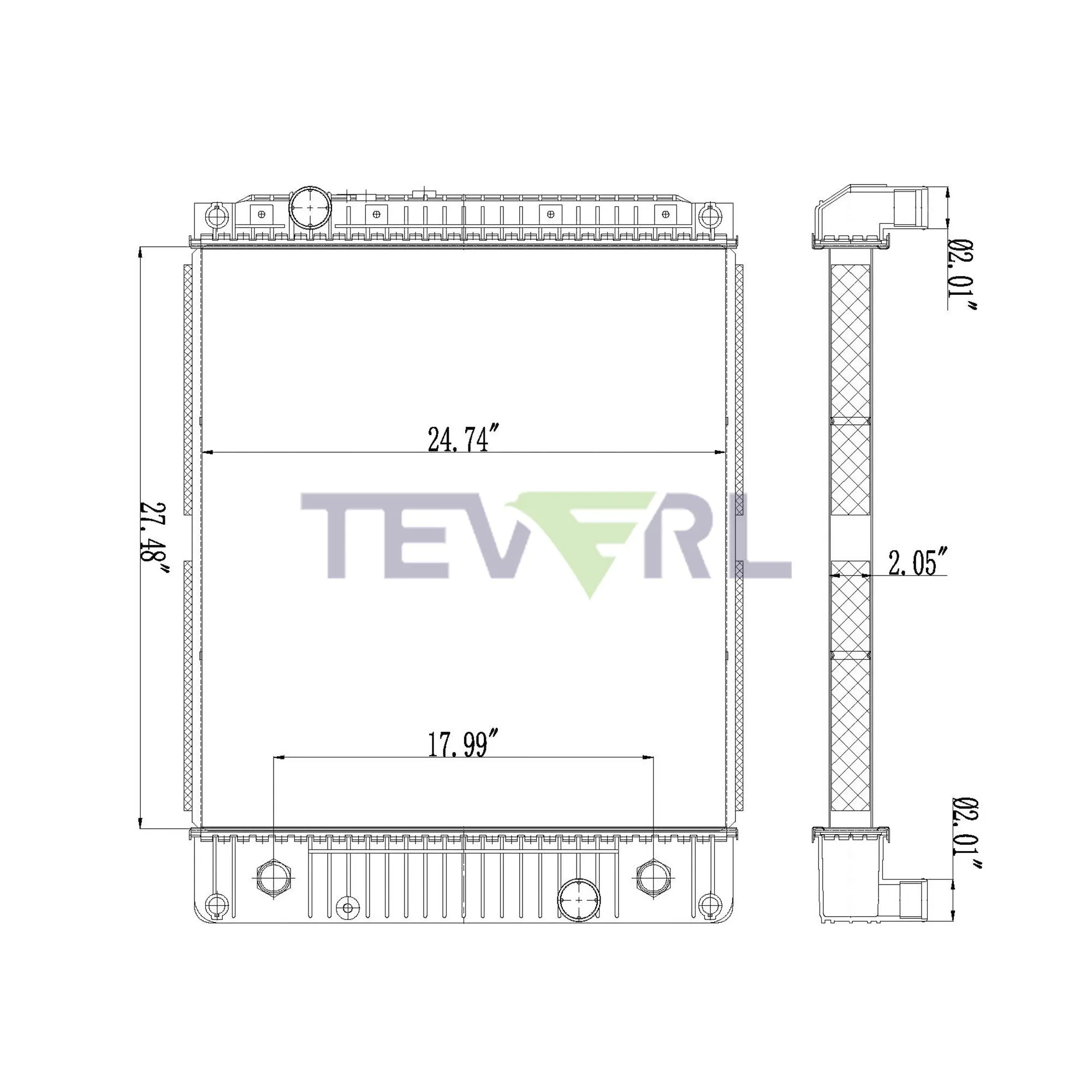 10101066 FREIGHTLINER RADIATOR