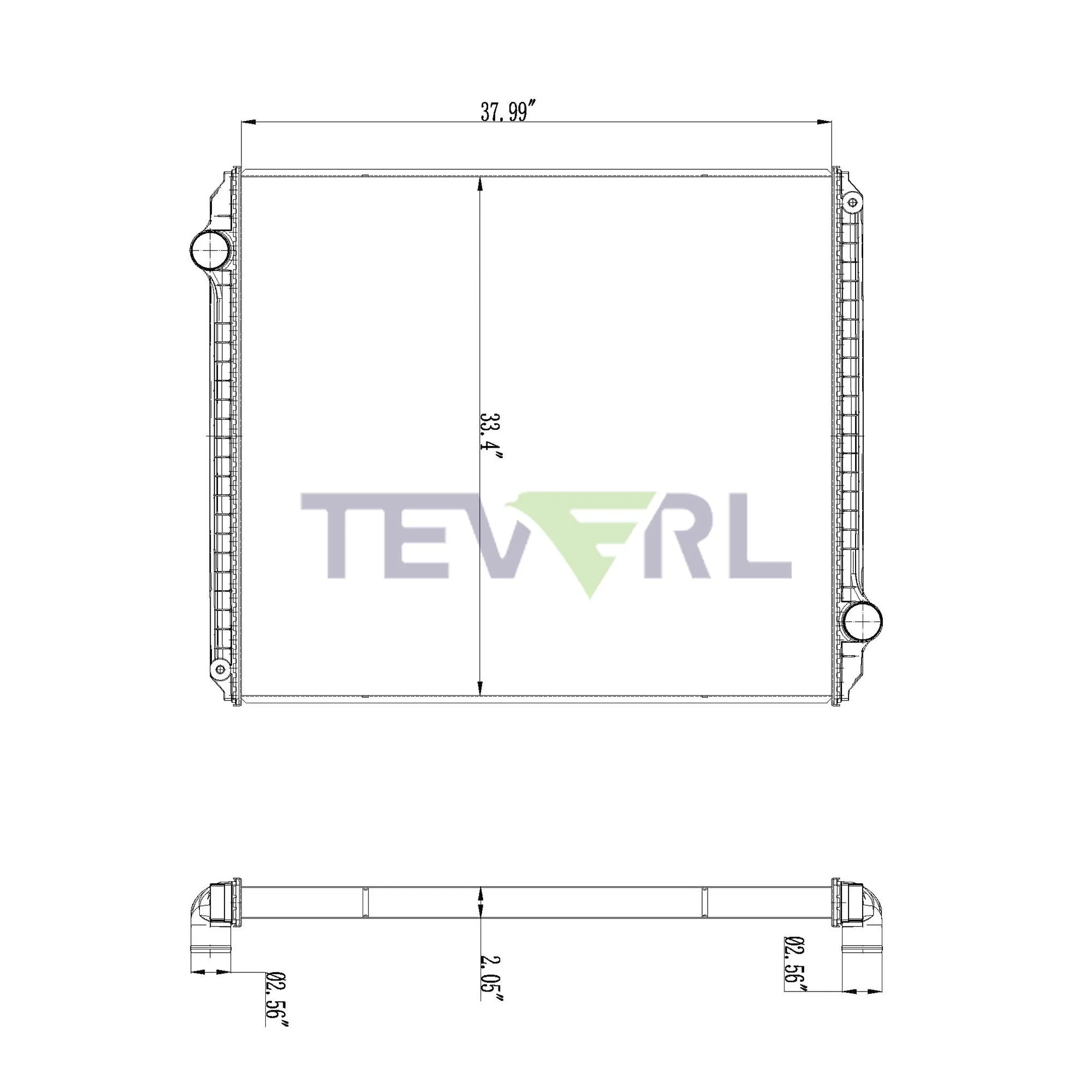 10101072 WESTERN STAR RADIATOR