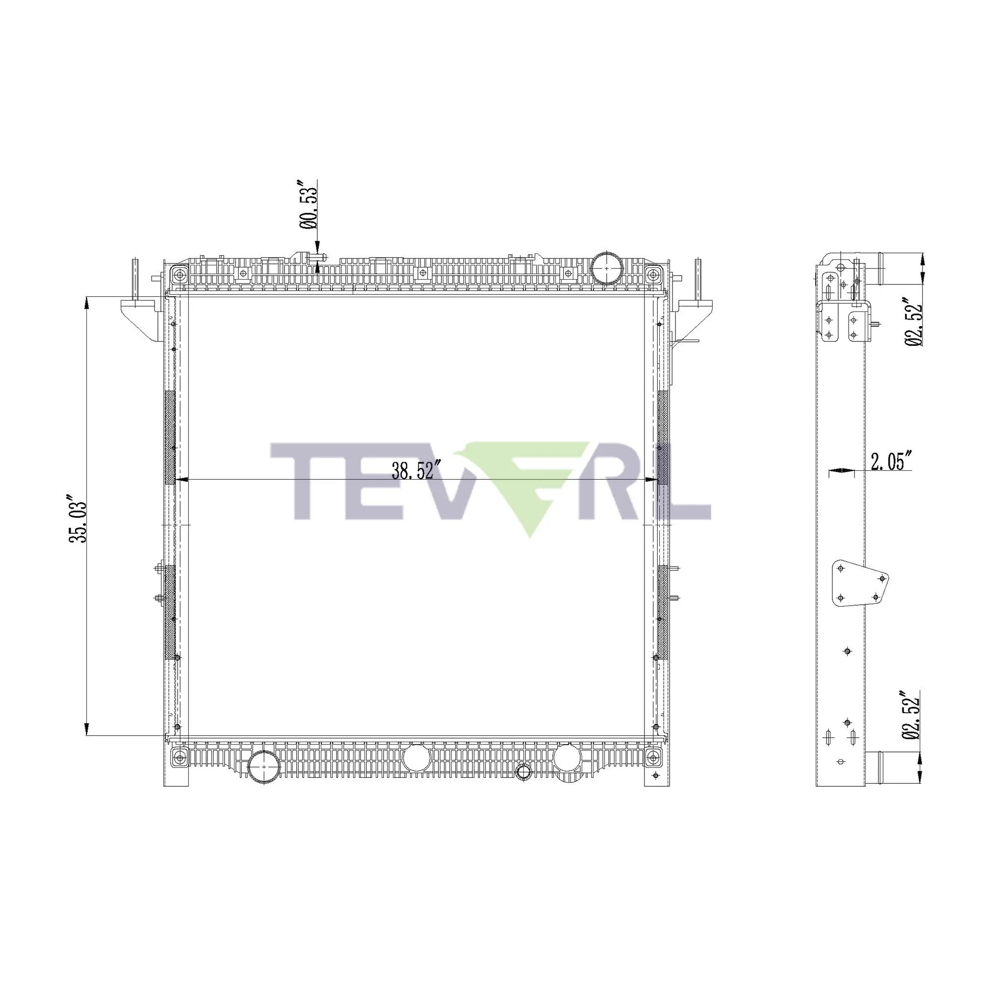 10101088 WESTERN STAR RADIATOR