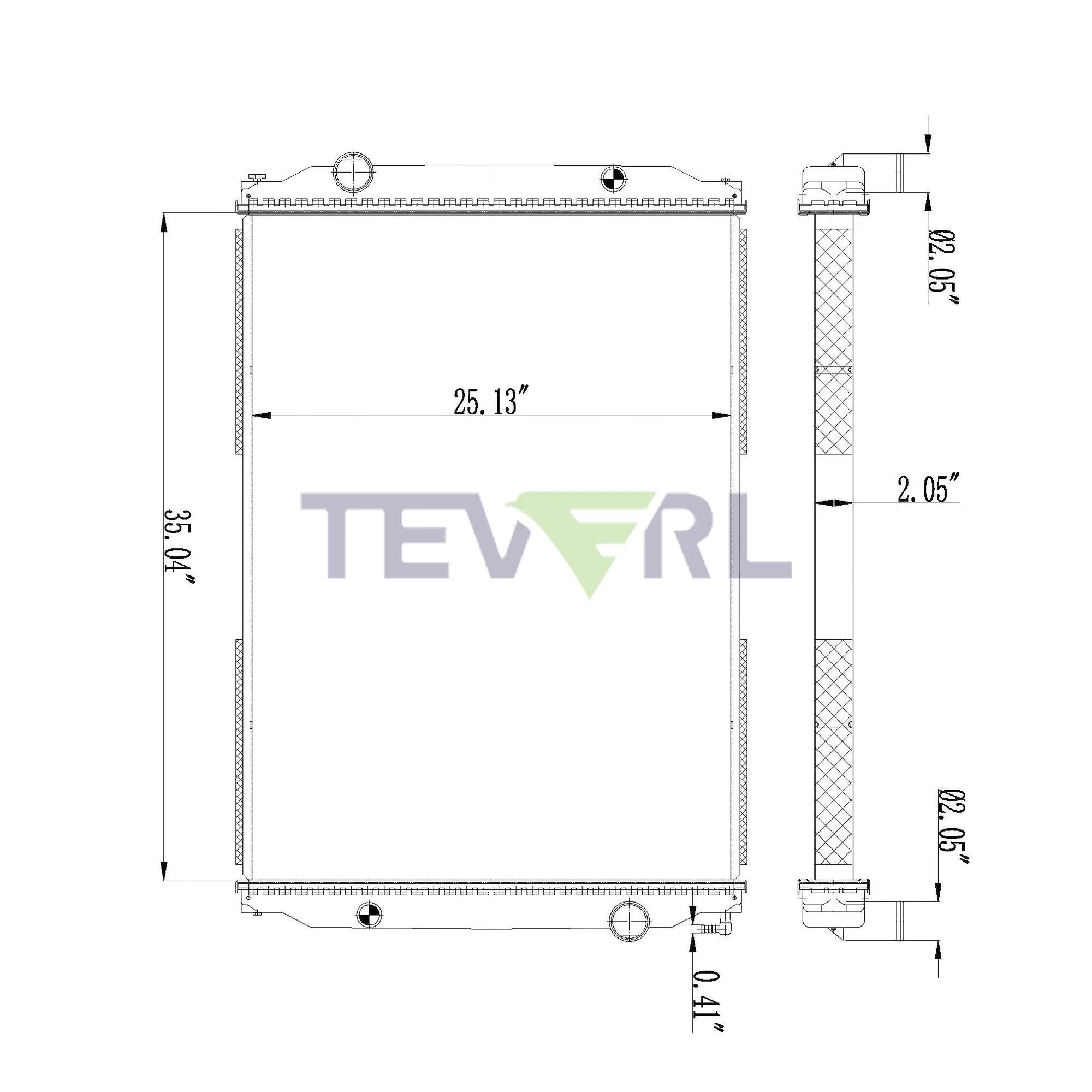 10101090 FREIGHTLINER RADIATOR