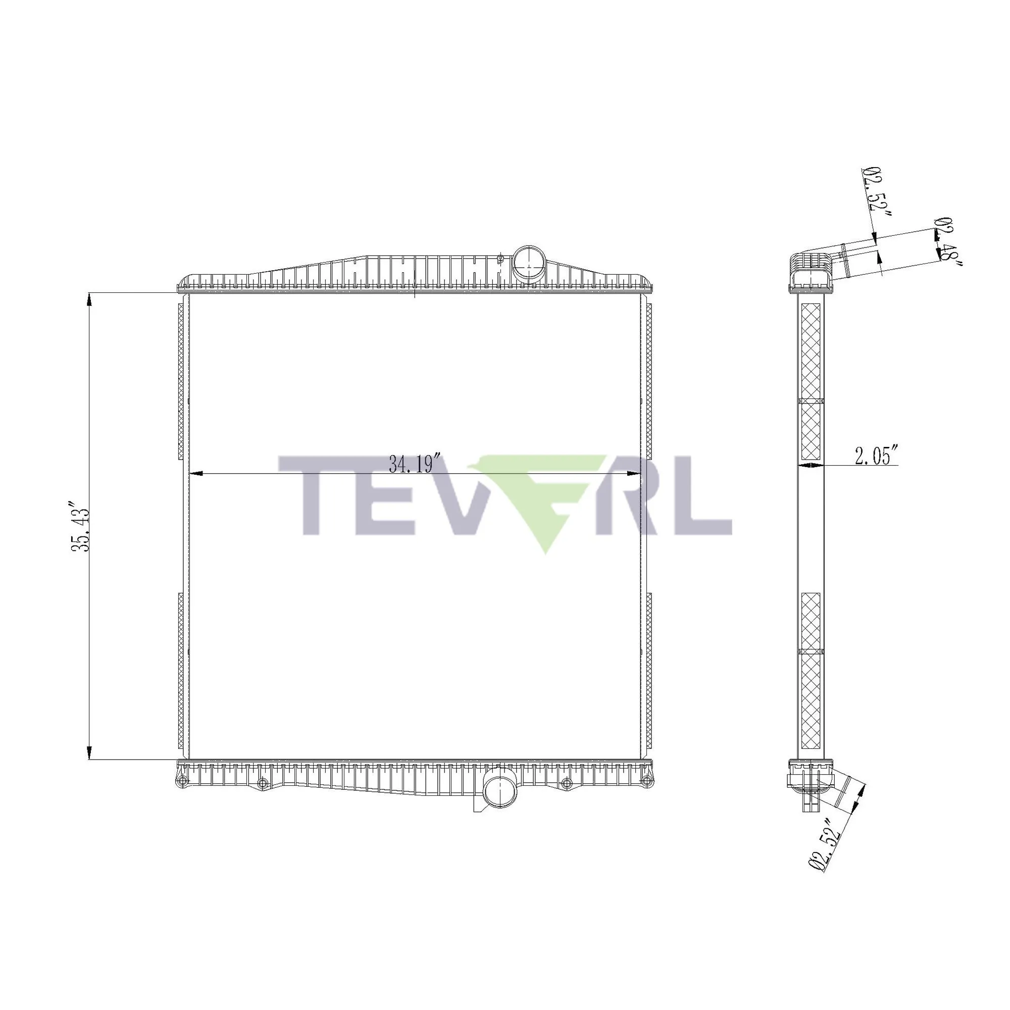 10401002 VOLVO MACK RADIATOR