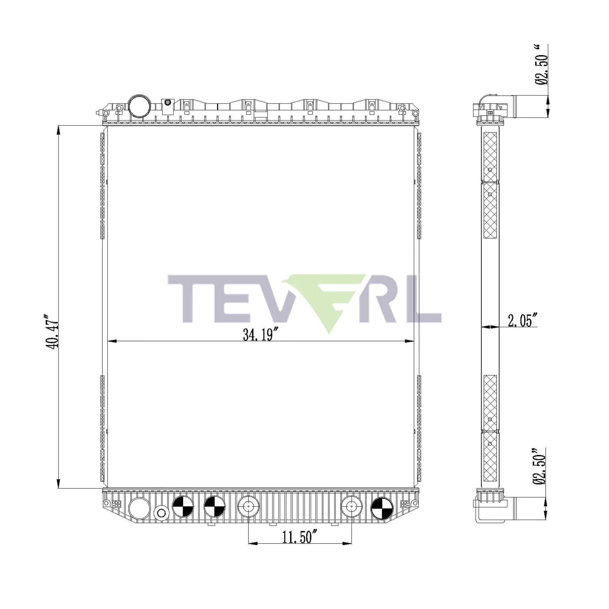10401005 VOLVO RADIATOR