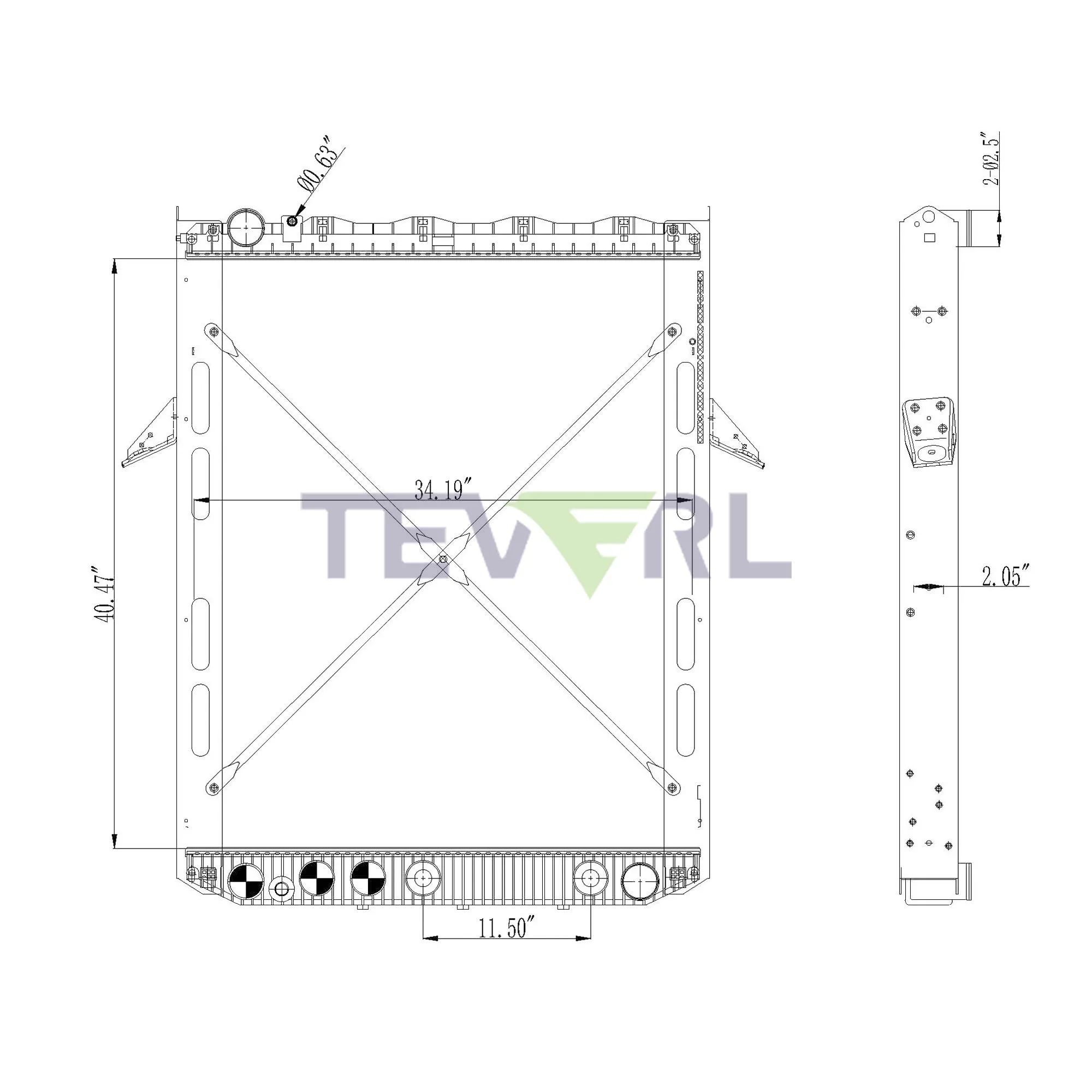 10401006 VOLVO RADIATOR