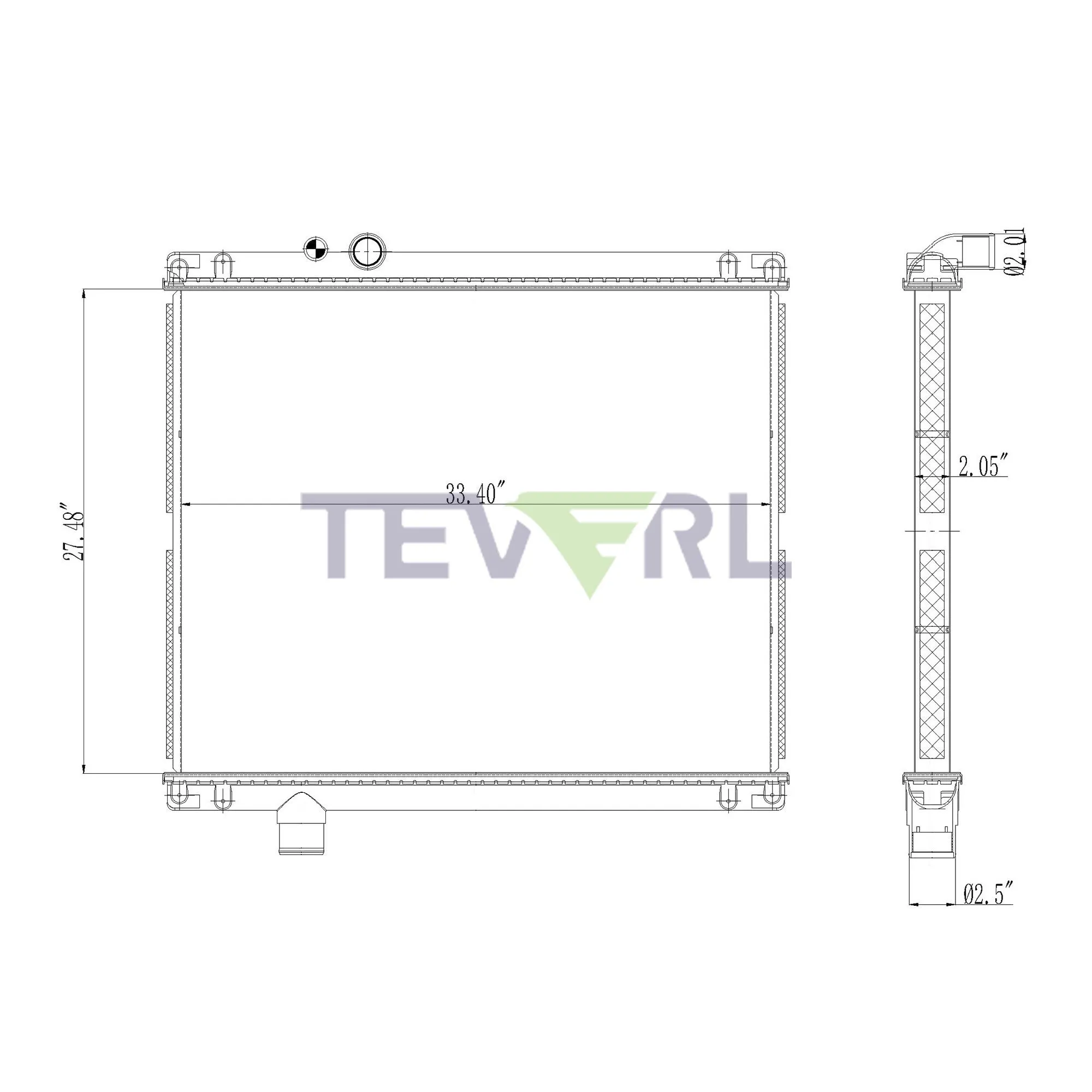 10501002 MACK RADIATOR