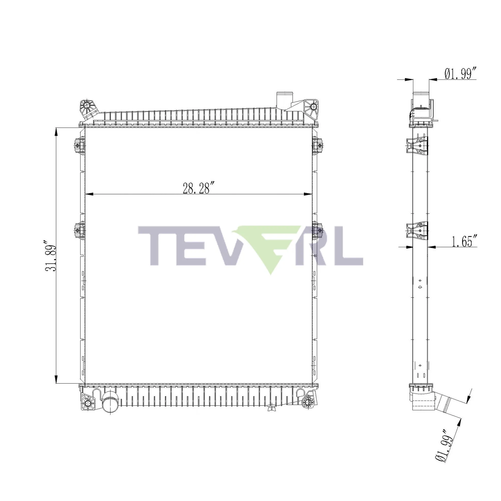 10501007 MACK RADIATOR