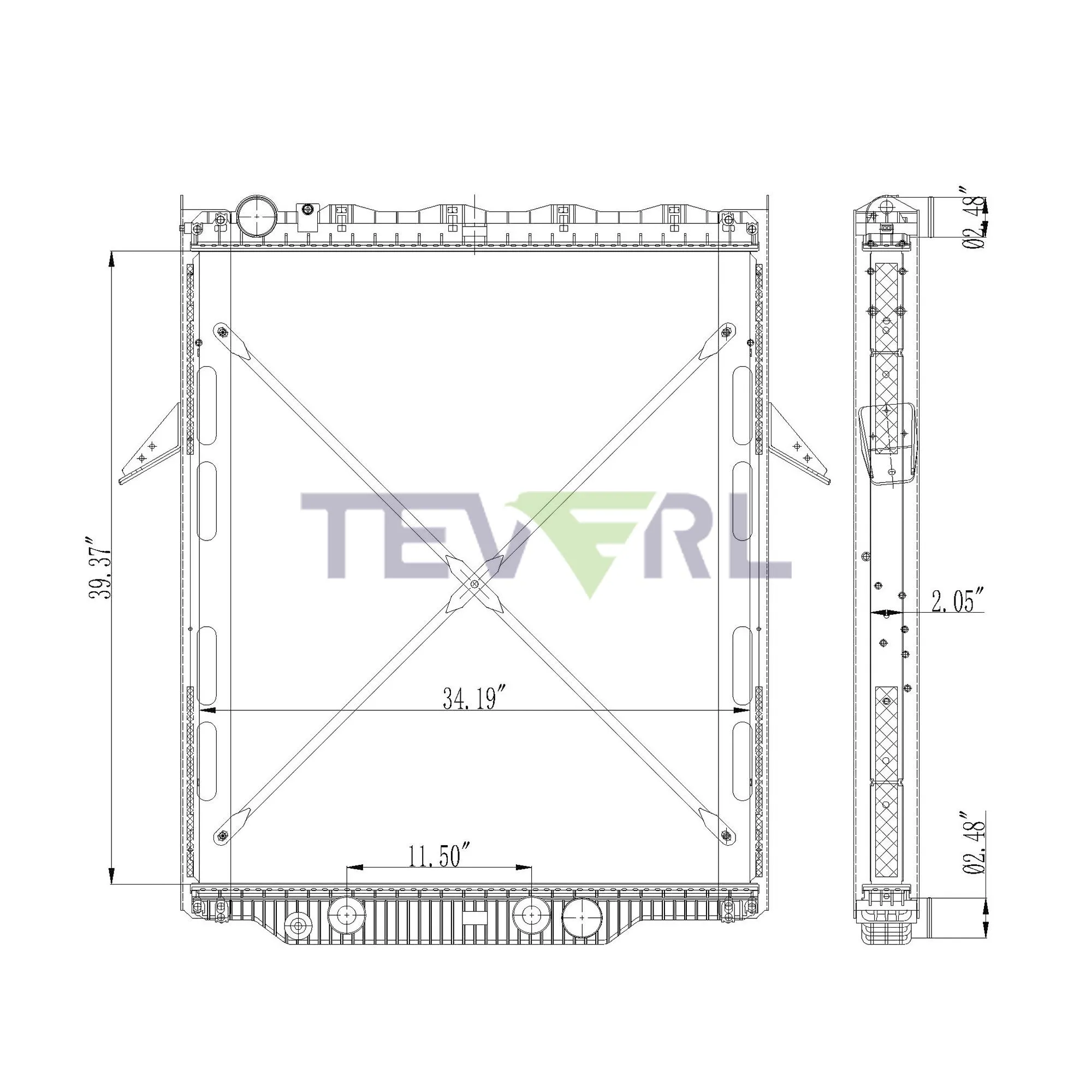 10501008 MACK VOLVO RADIATOR