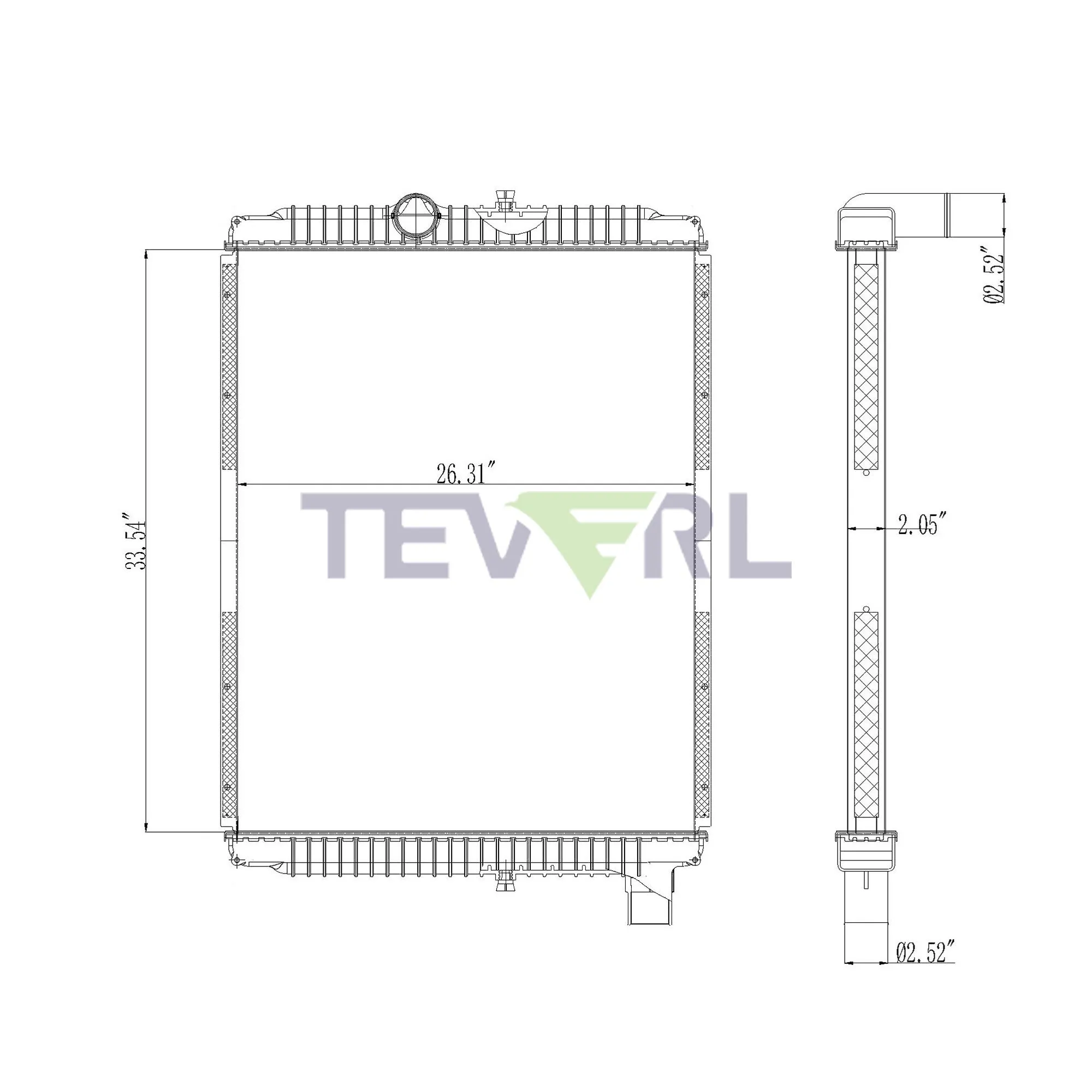 10601006 INTERNATIONAL RADIATOR