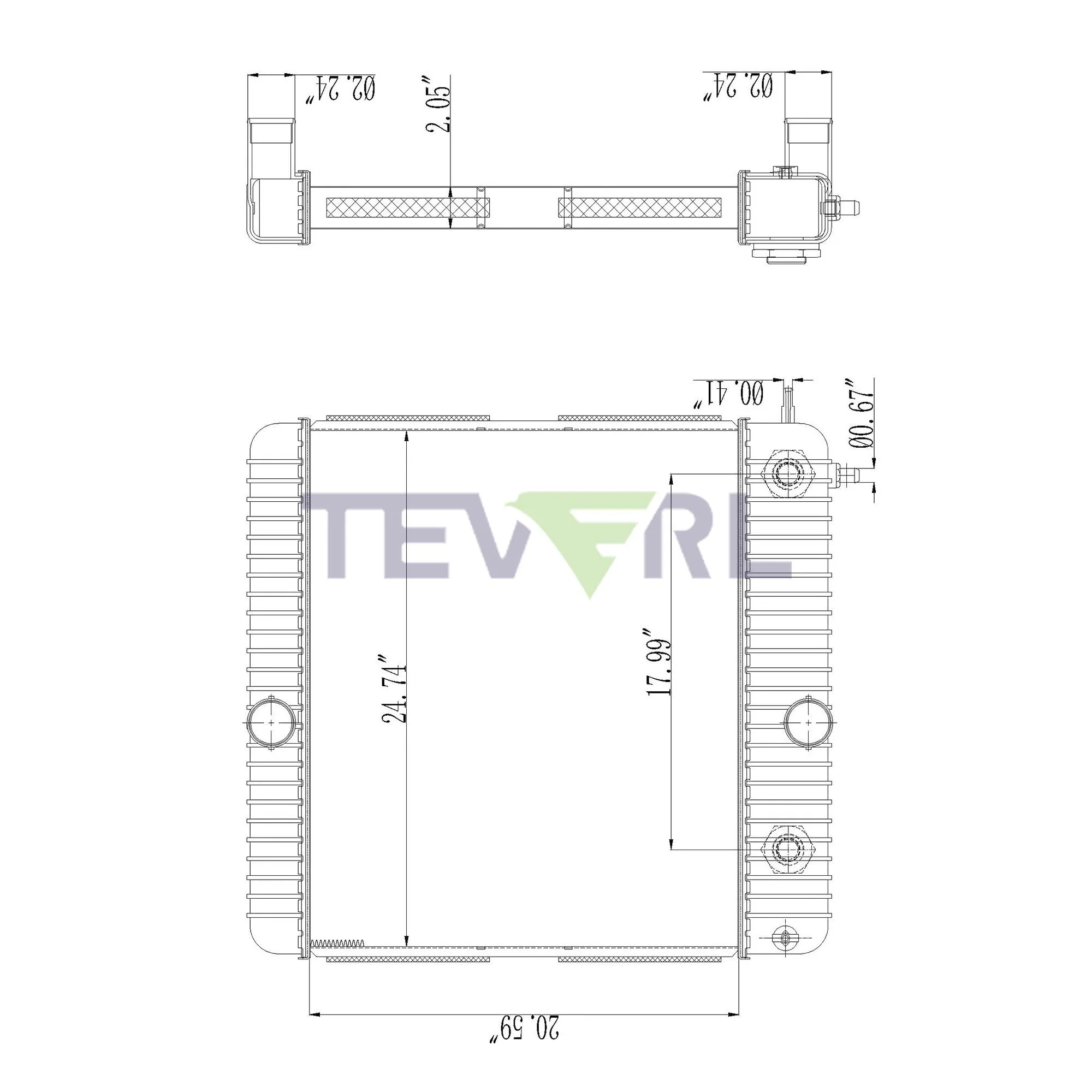 10601007 INTERNATIONAL RADIATOR