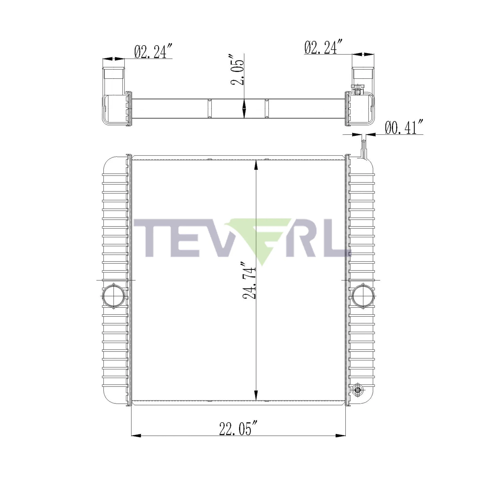 10601008 INTERNATIONAL RADIATOR
