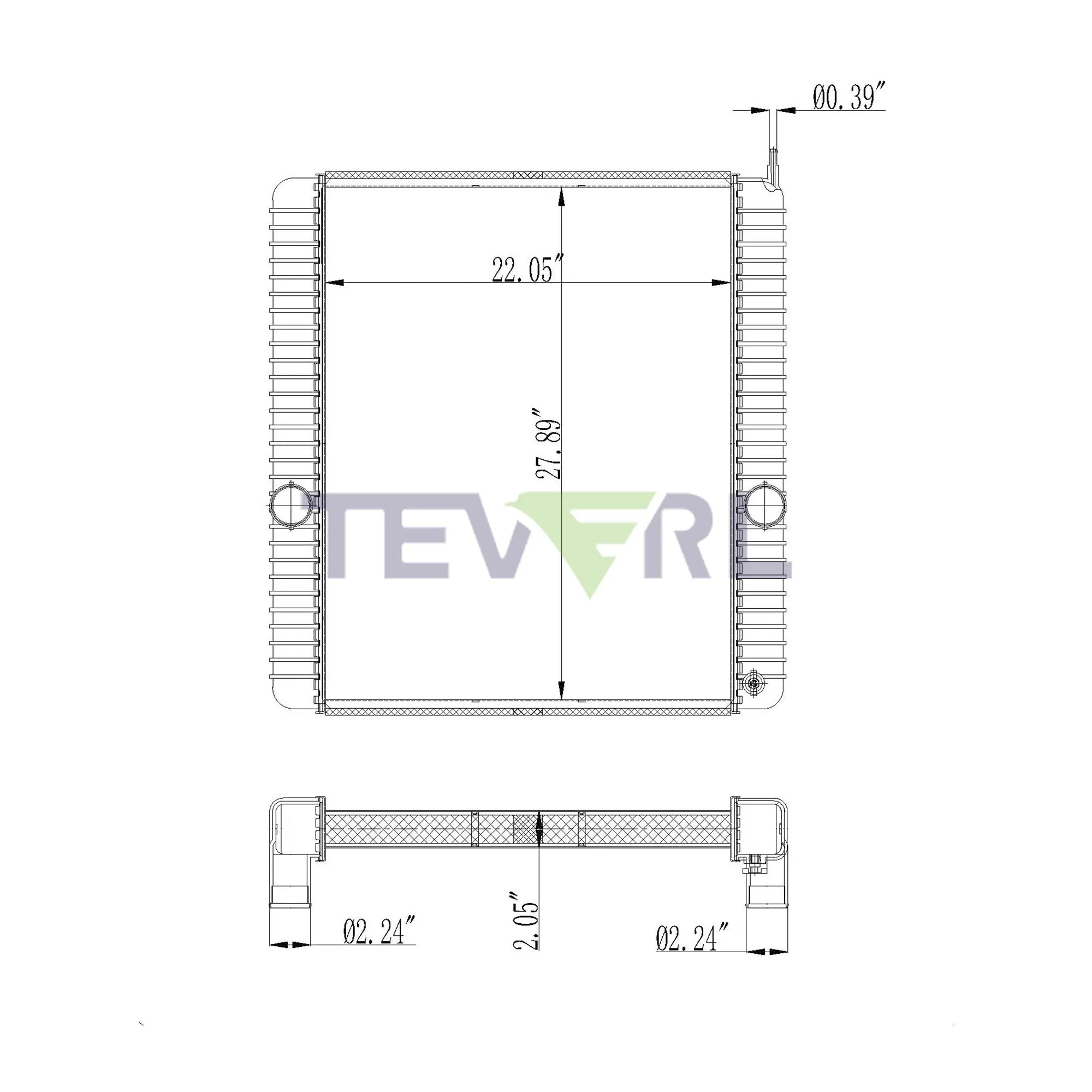 10601009 INTERNATIONAL RADIATOR
