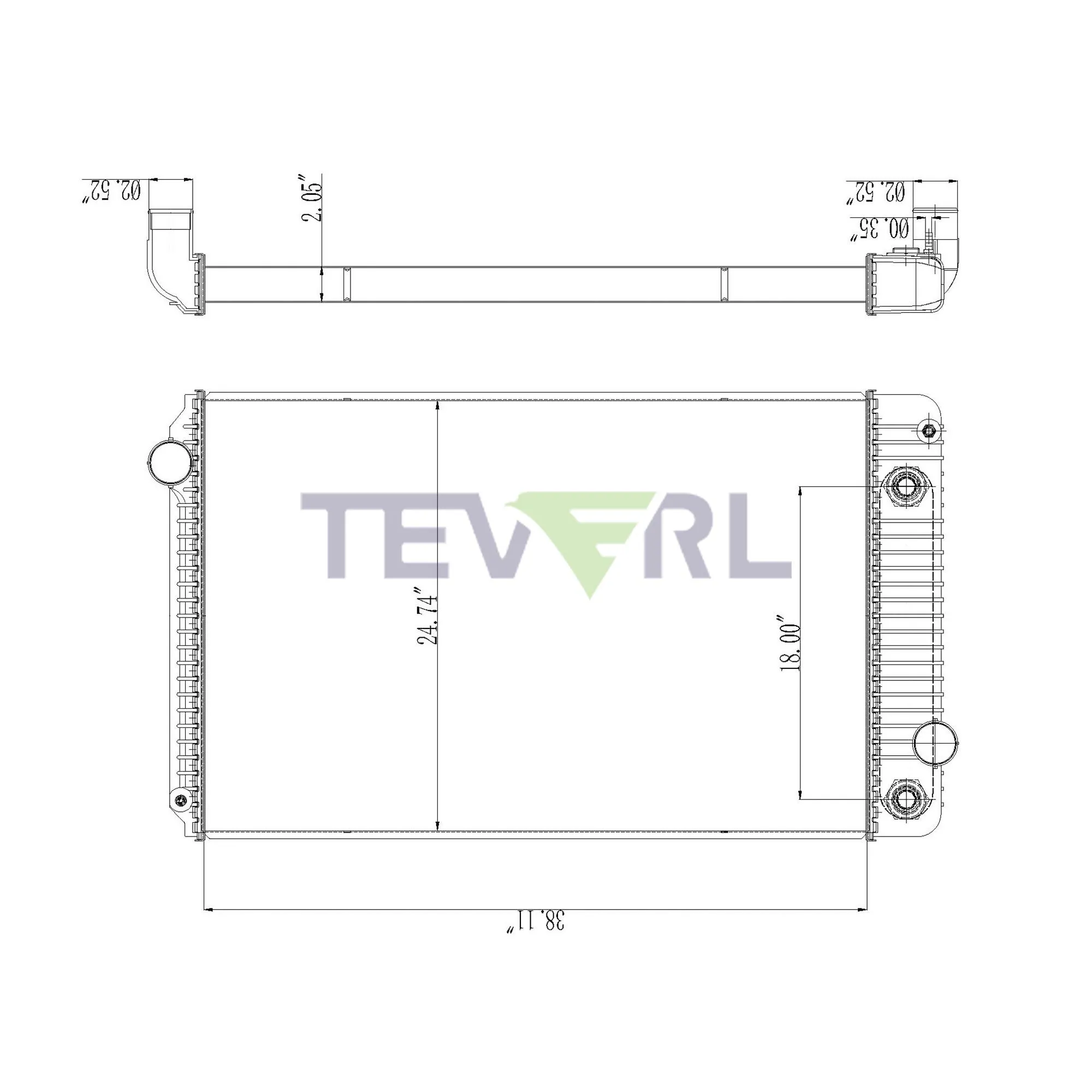 10601010 INTERNATIONAL RADIATOR