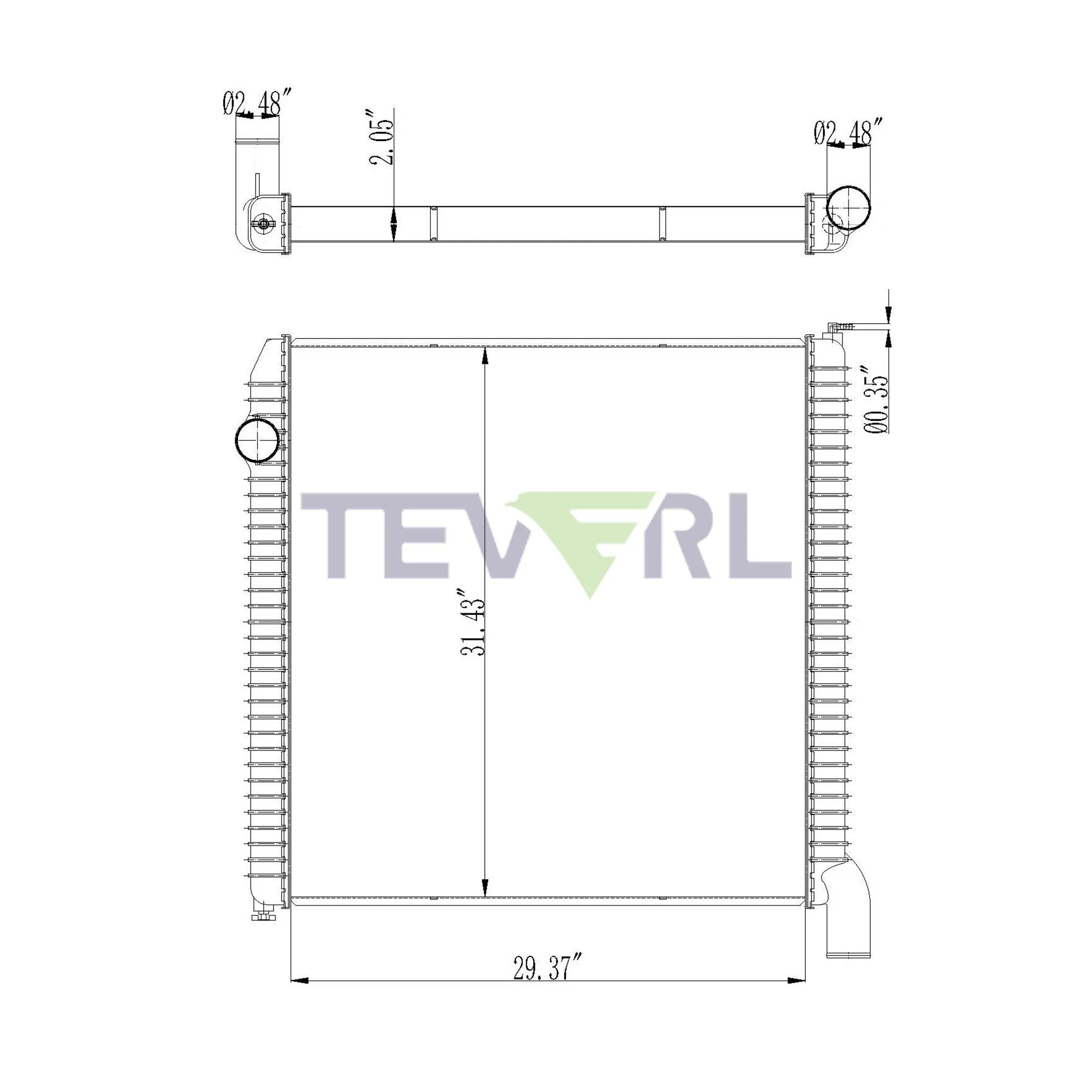 10601012 INTERNATIONAL RADIATOR