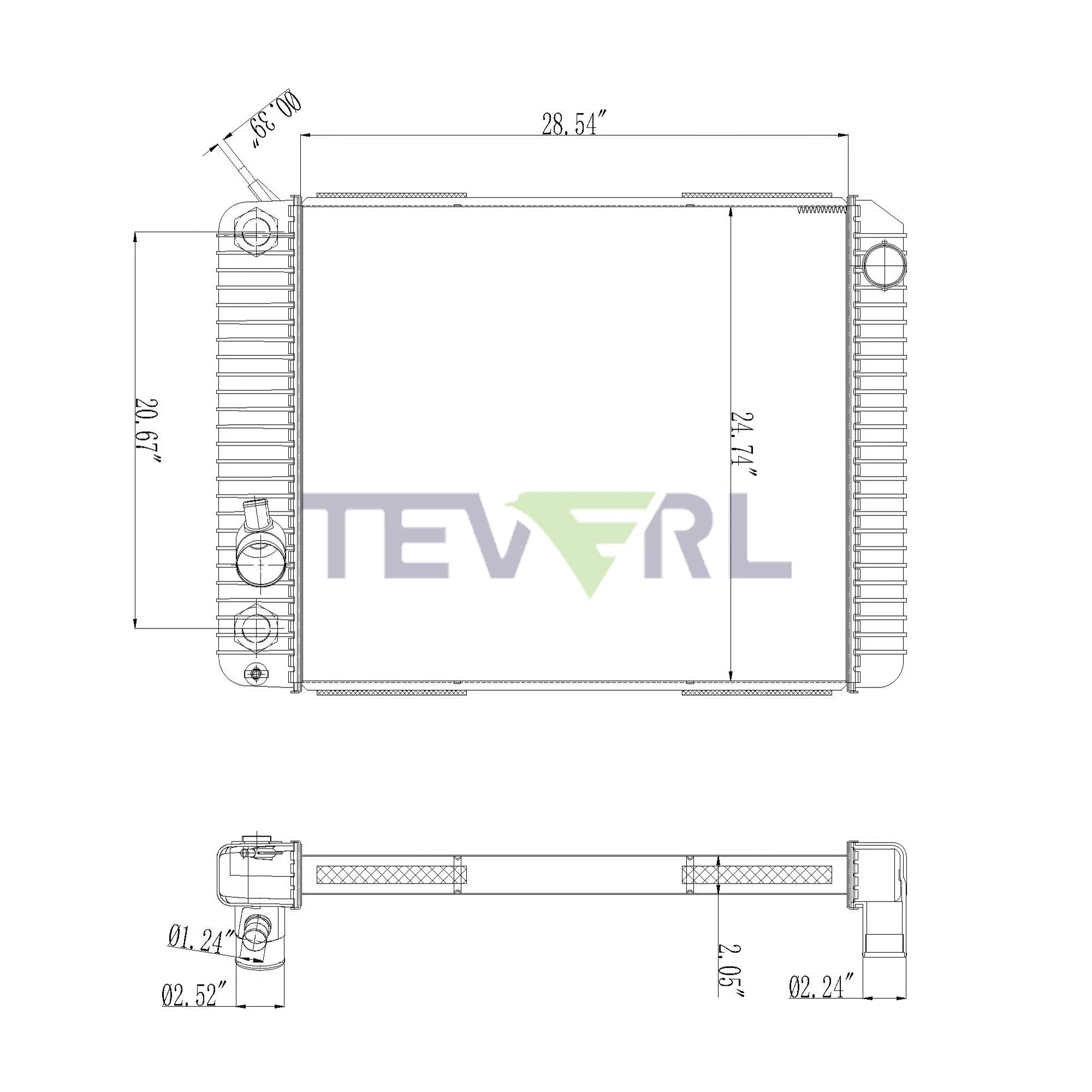 10601013 INTERNATIONAL RADIATOR