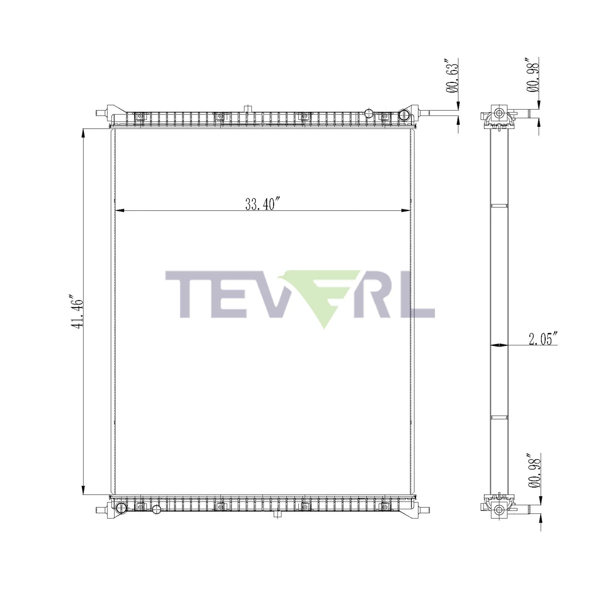 10601014 INTERNATIONAL RADIATOR
