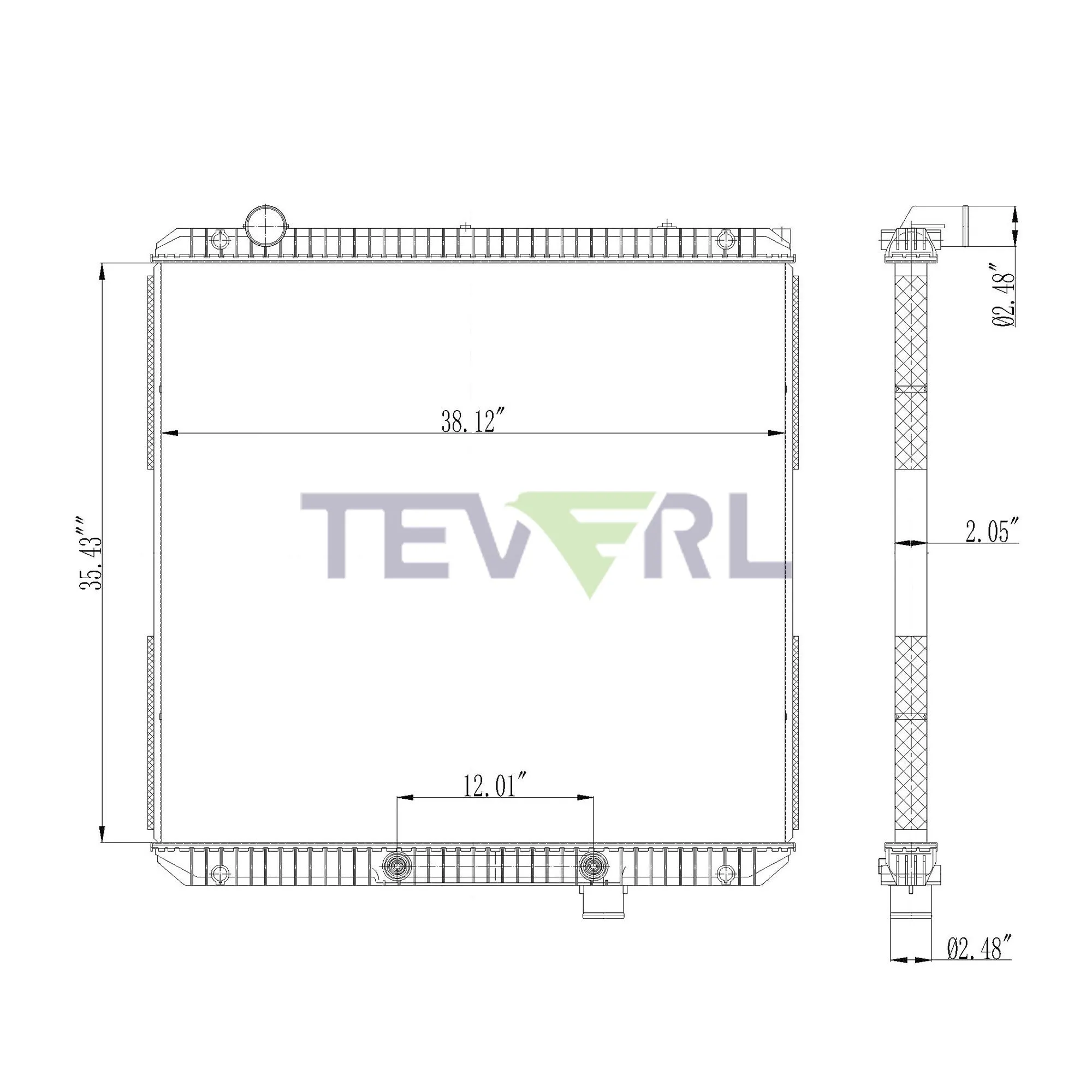 10601015 INTERNATIONAL RADIATOR