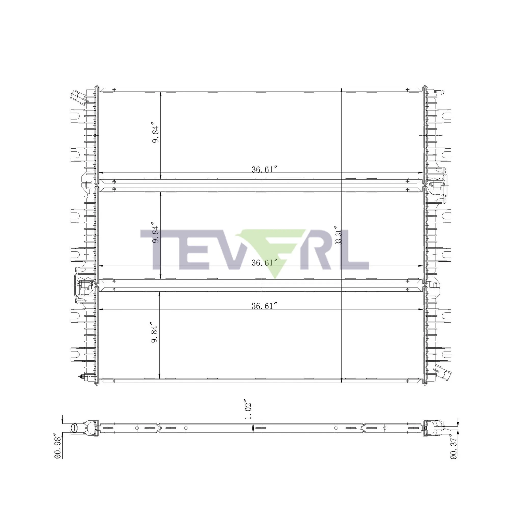 10601016 NAVISTAR RADIATOR