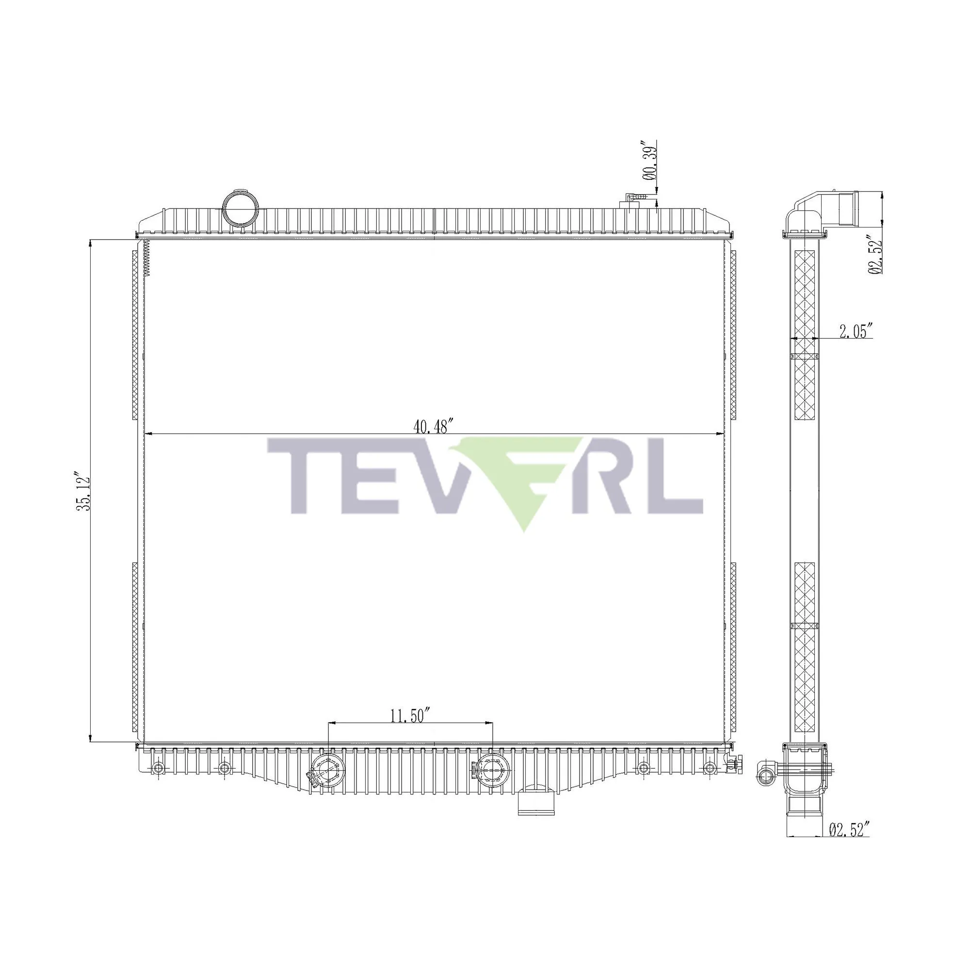 10601017 INTERNATIONAL RADIATOR