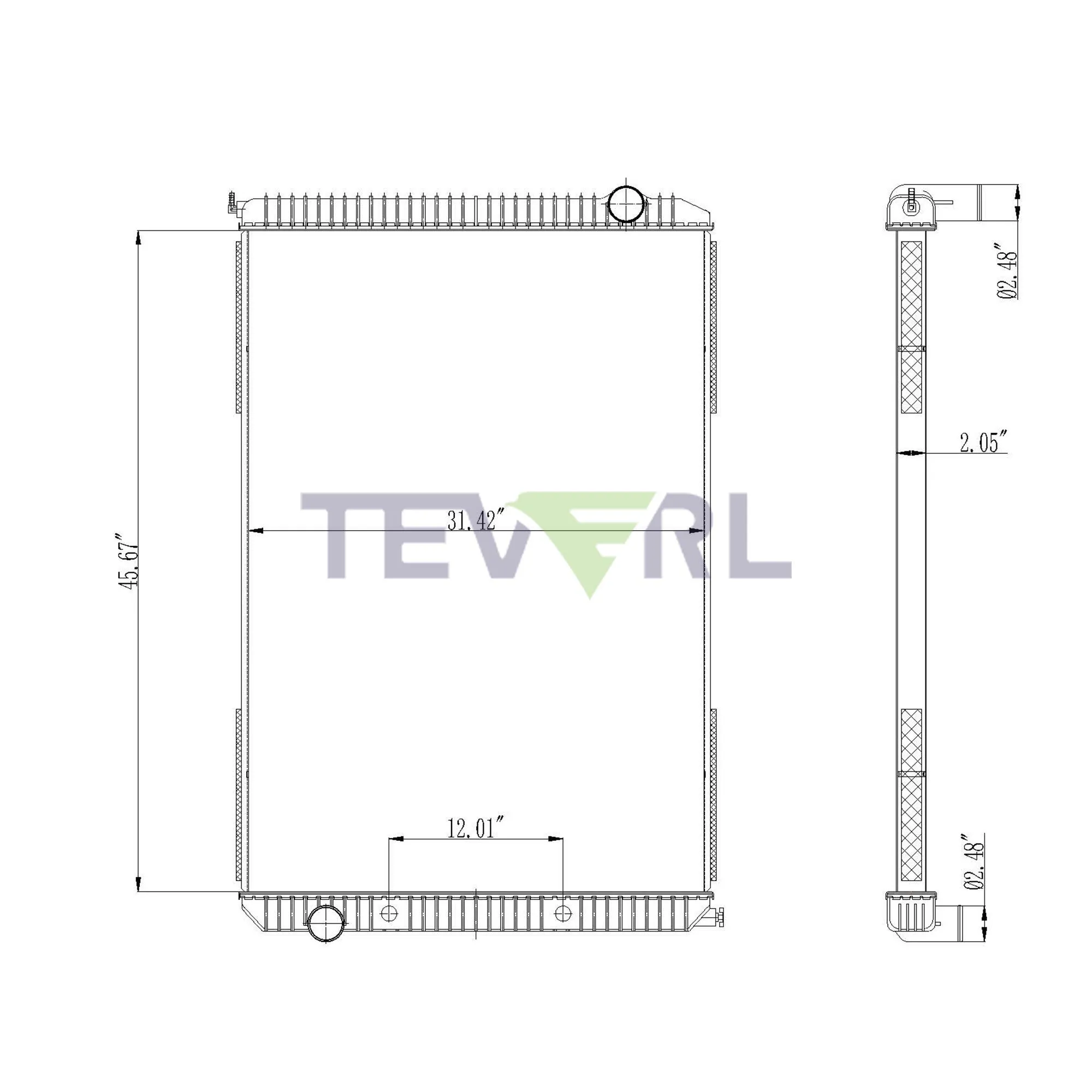 10601018 INTERNATIONAL RADIATOR