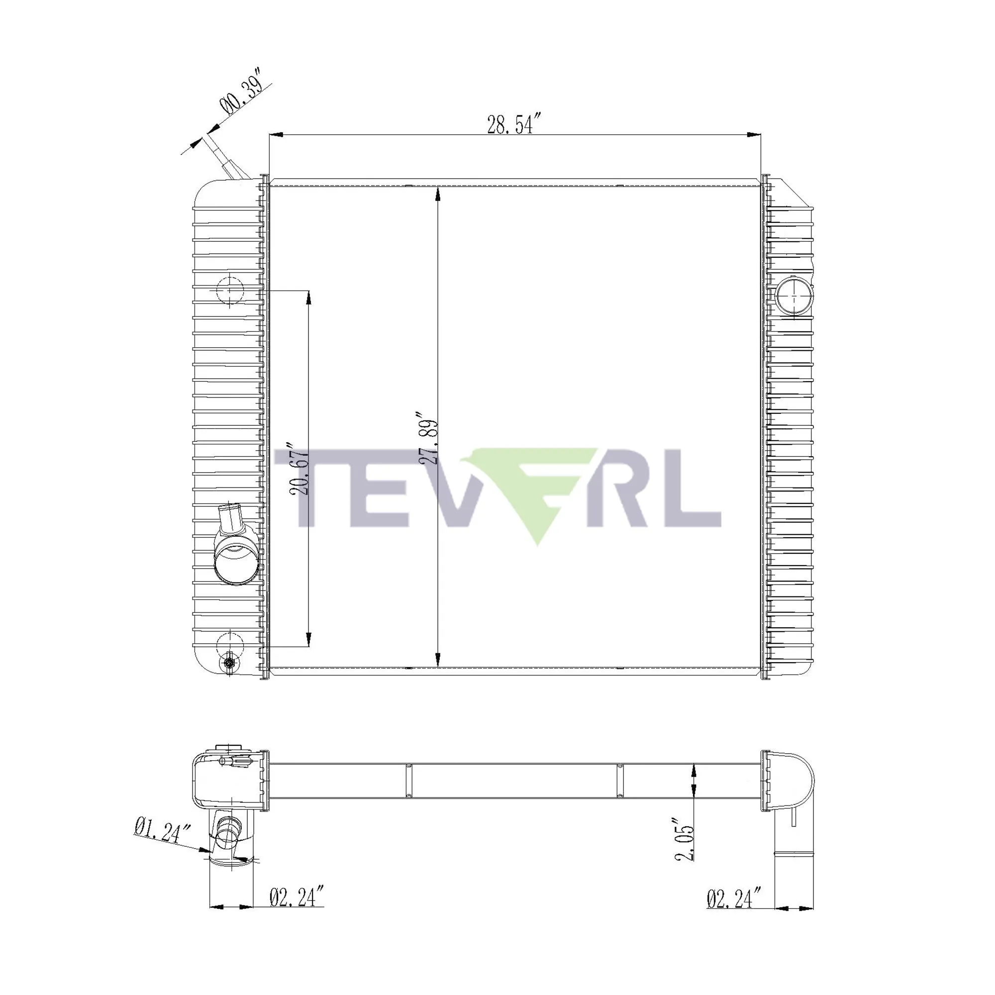10601019 INTERNATIONAL RADIATOR
