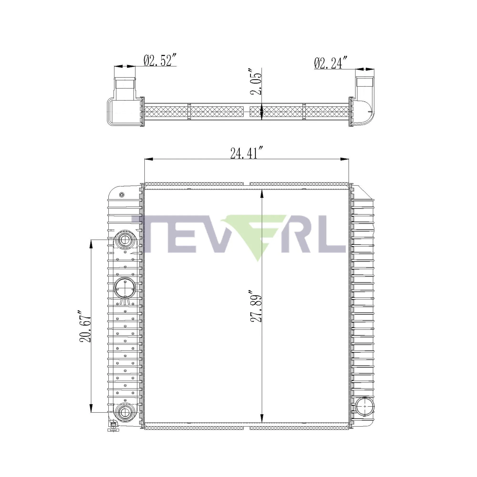 10601021 INTERNATIONAL RADIATOR