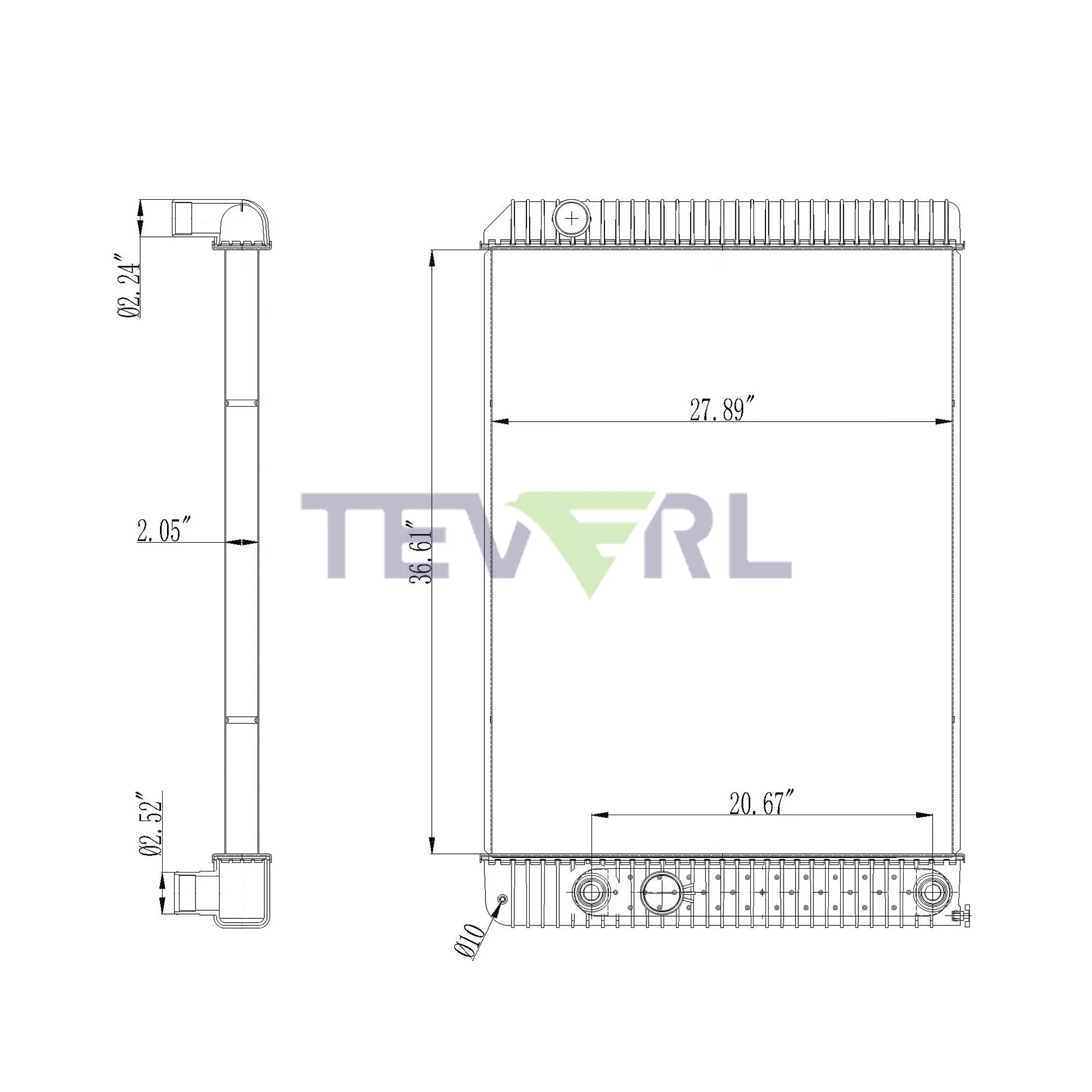 10601022 INTERNATIONAL RADIATOR
