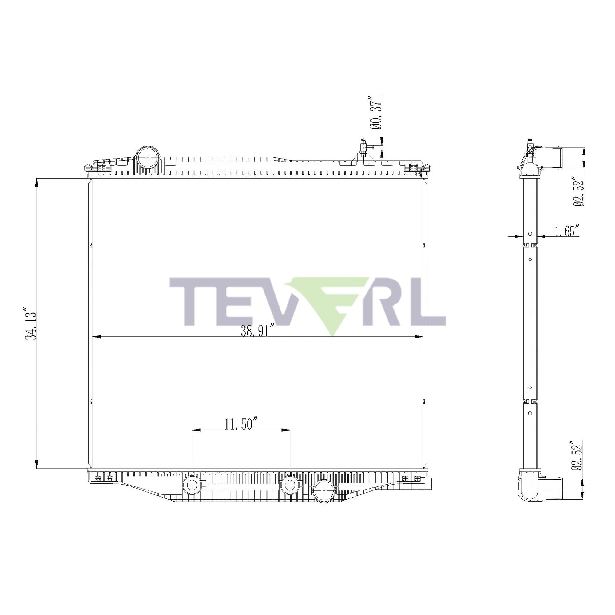 10601024 INTERNATIONAL RADIATOR