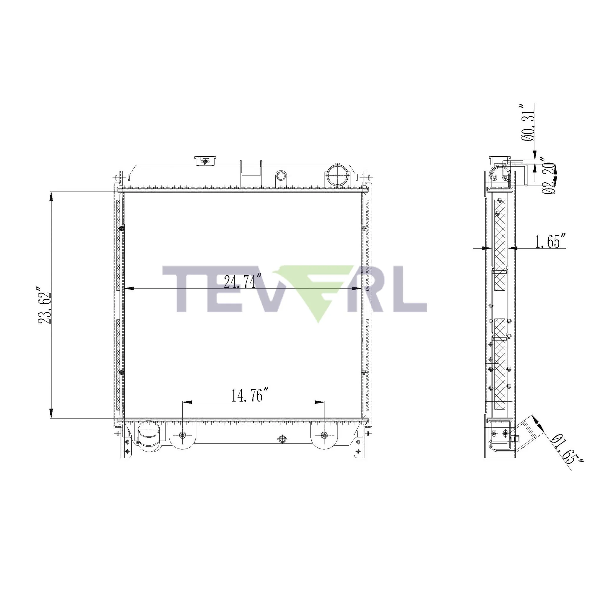 11401001 HINO RADIATOR