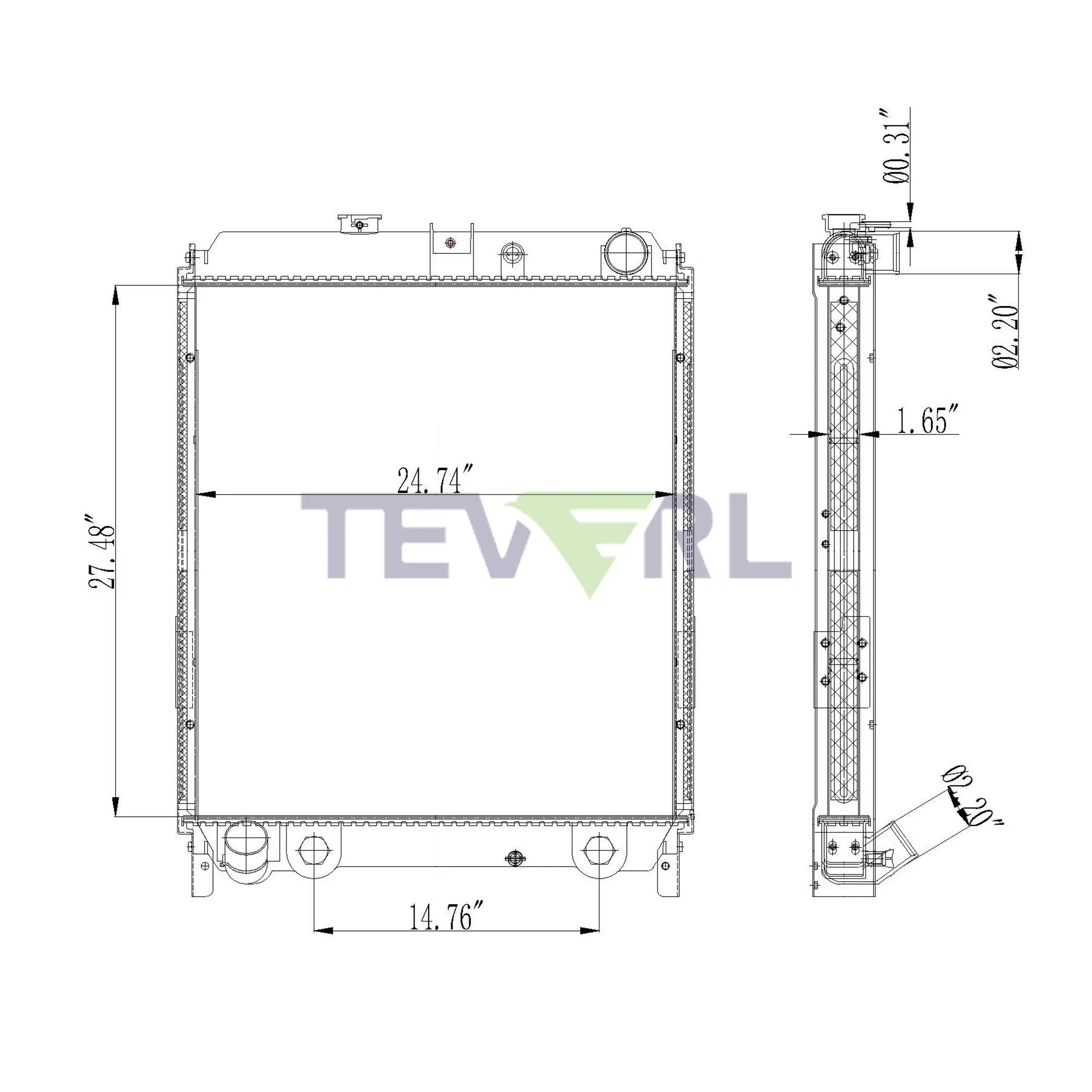 11401003 HINO RADIATOR