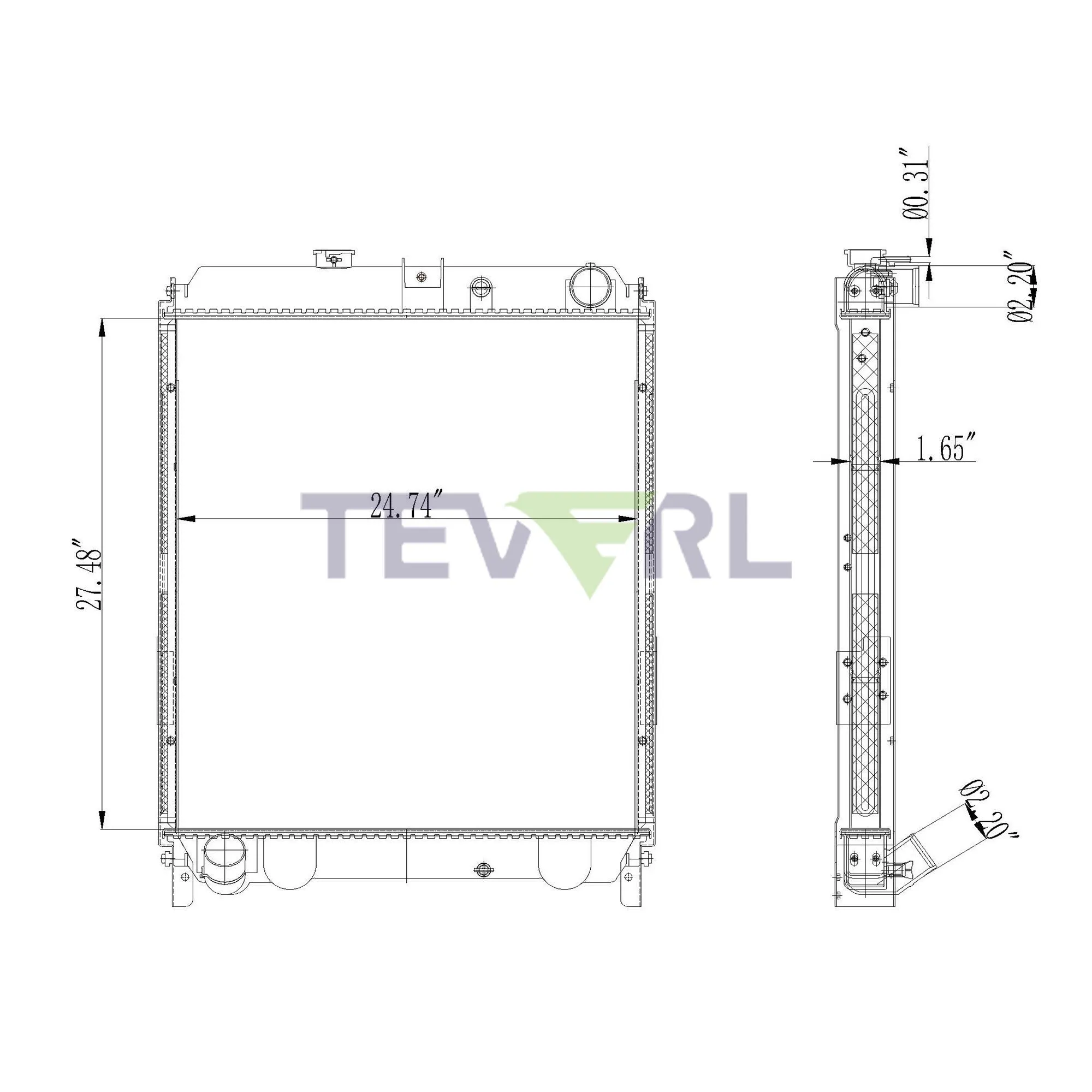 11401004 HINO RADIATOR