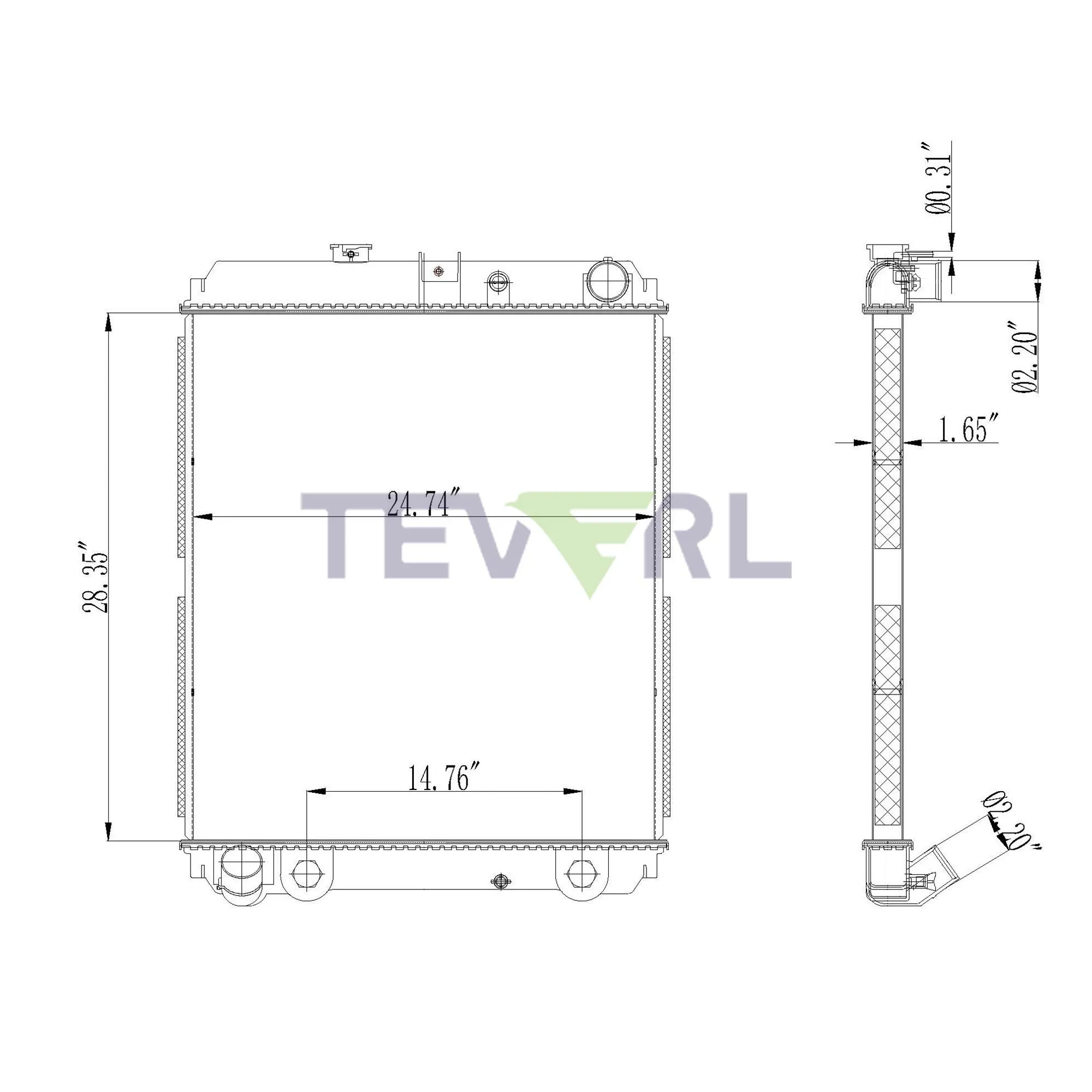 11401005 HINO RADIATOR