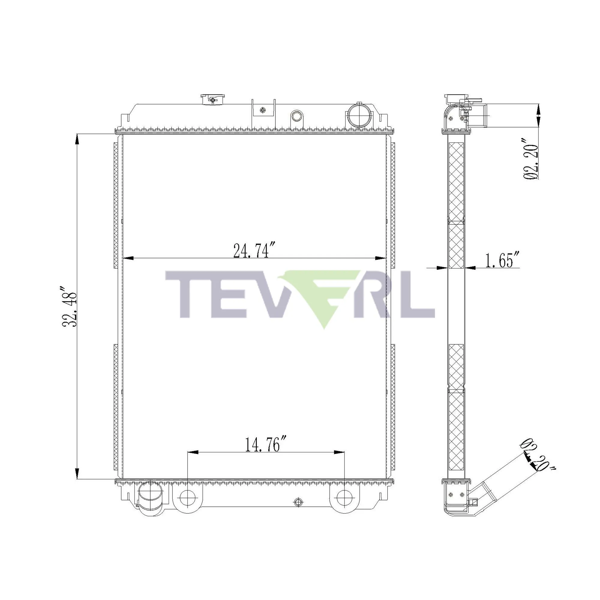 11401006 HINO RADIATOR