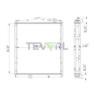 11501003 MITSUBISHI RADIATOR