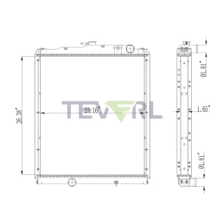 11501003 MITSUBISHI RADIATOR