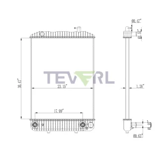 11701001 GMC CHEVY RADIATOR