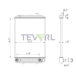 11701001 GMC CHEVY RADIATOR
