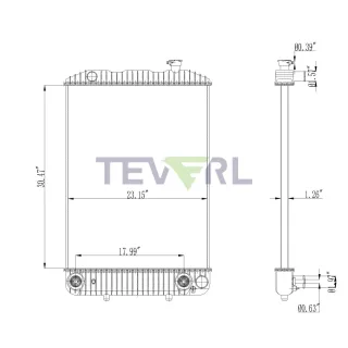11701002 GMC CHEVY RADIATOR