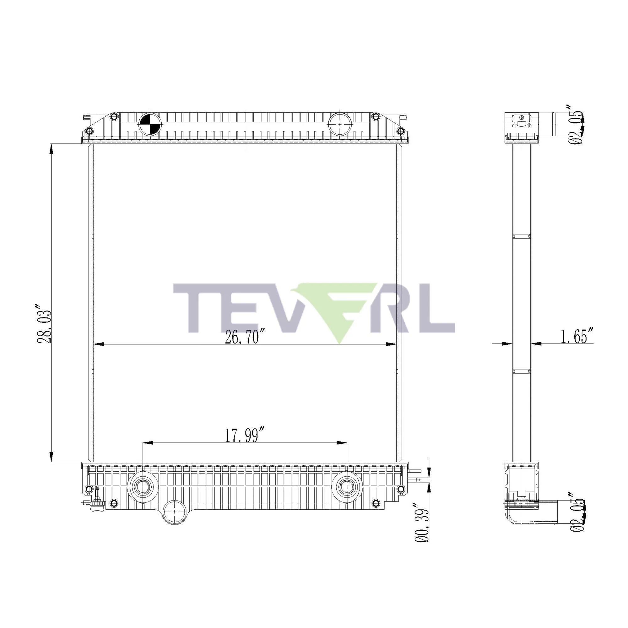 11801003 FORD RADIATOR