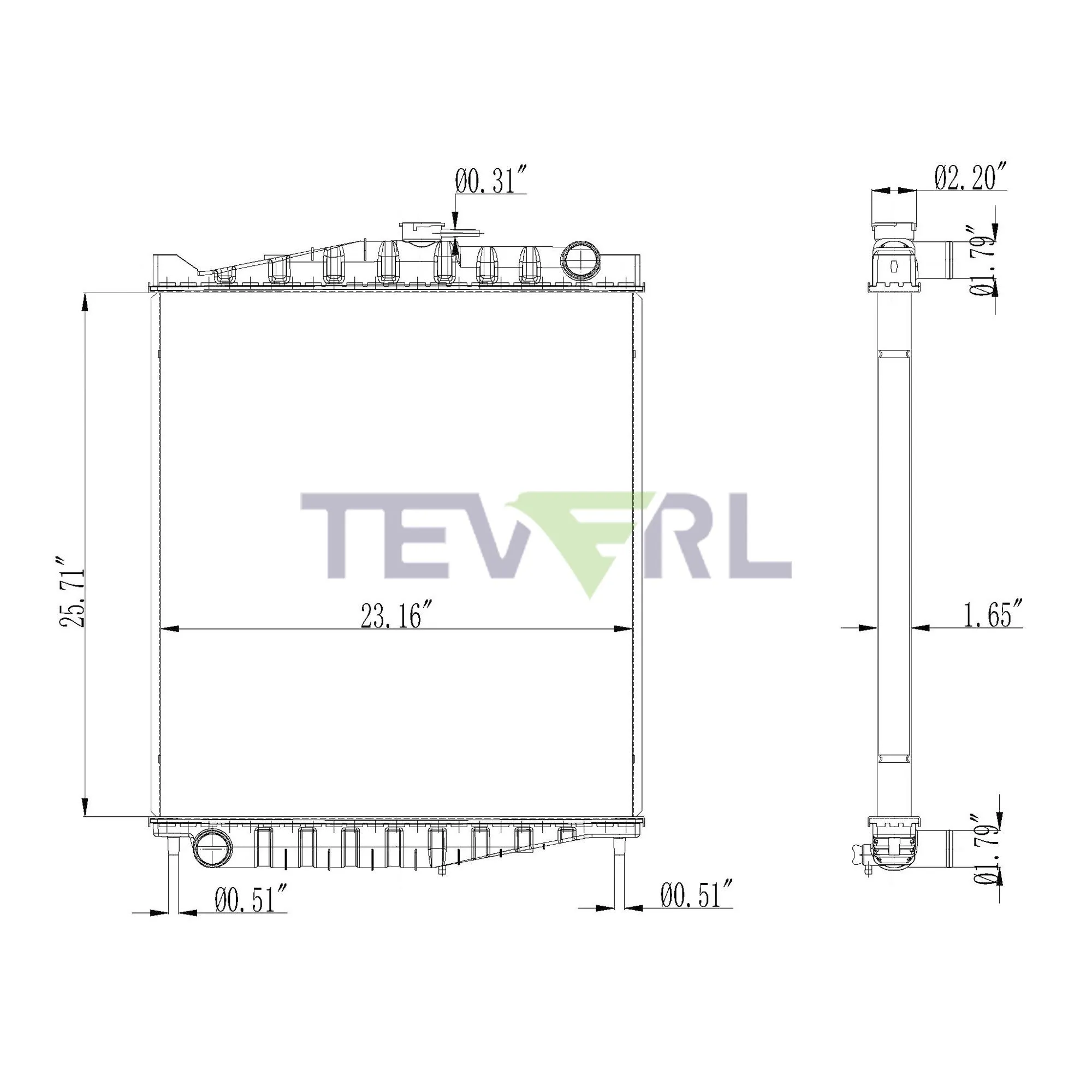 11901004 NISSAN RADIATOR