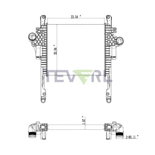 10102025 FREIGHTLINER CHARGE AIR COOLER