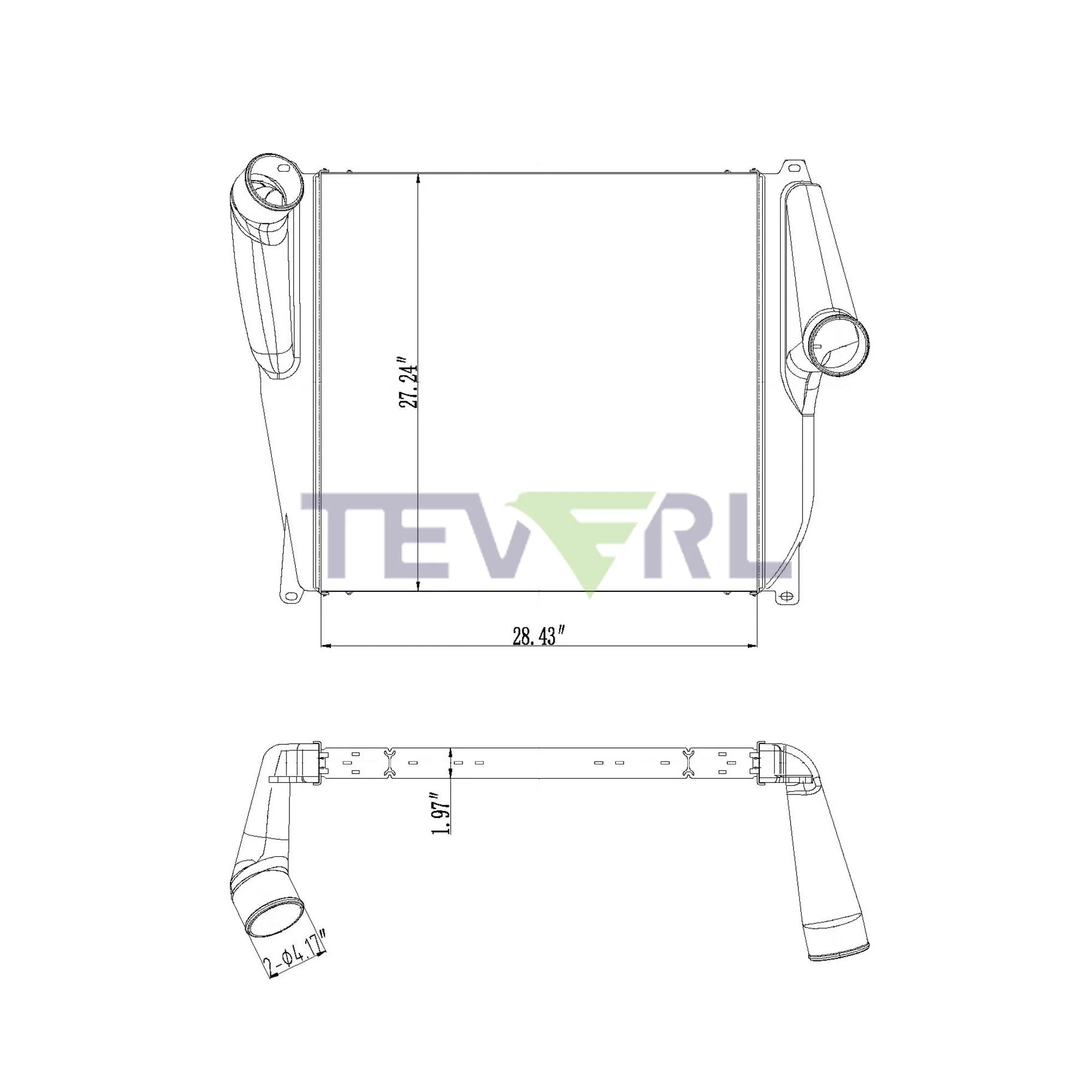 10202004 Kenworth Charge Air Cooler