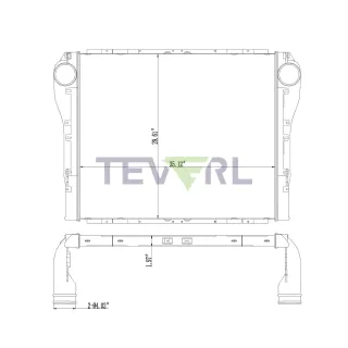 10302002 KENWORTH/PETERBILT CHARGE AIR COOLER