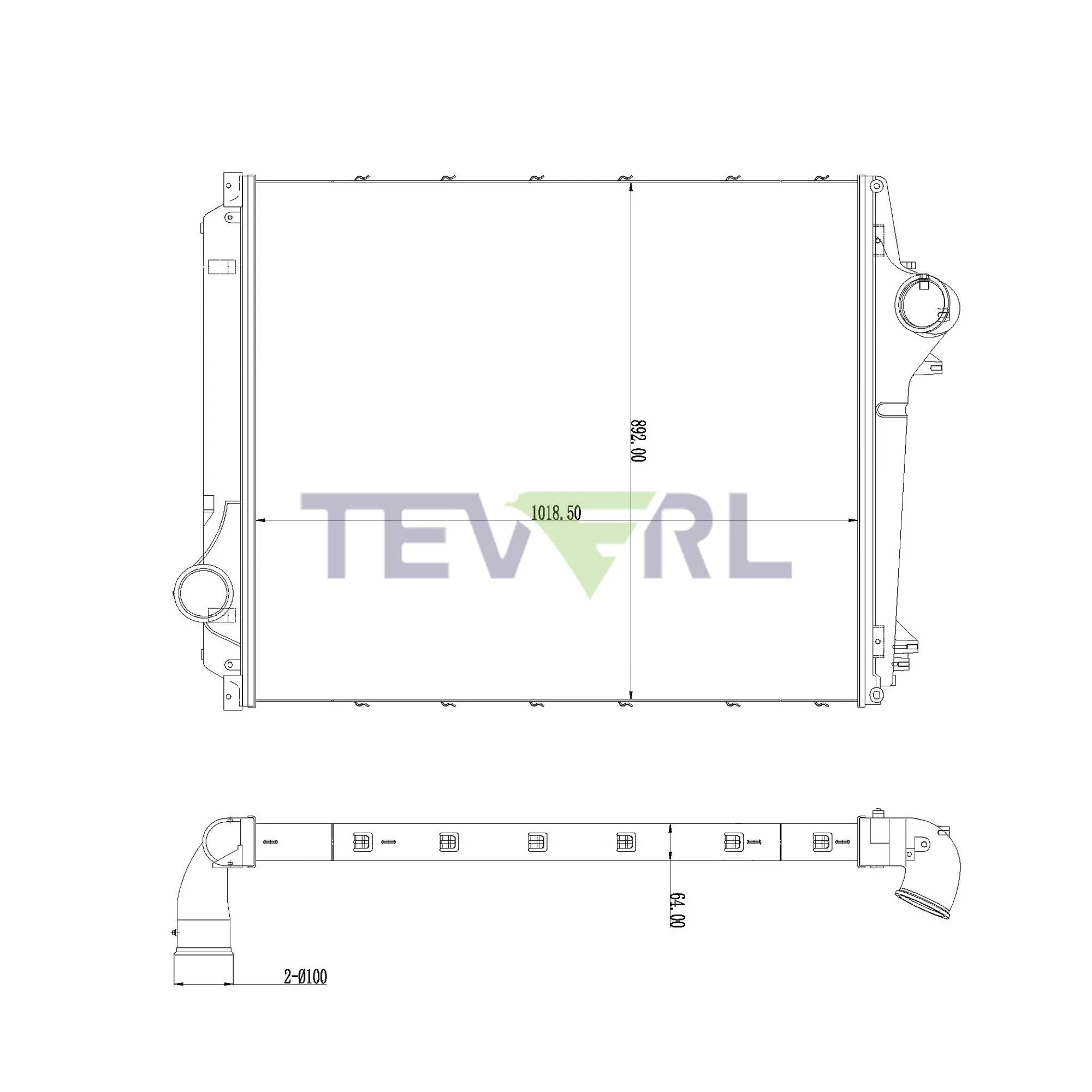 10402015 Volvo Charge Air Cooler