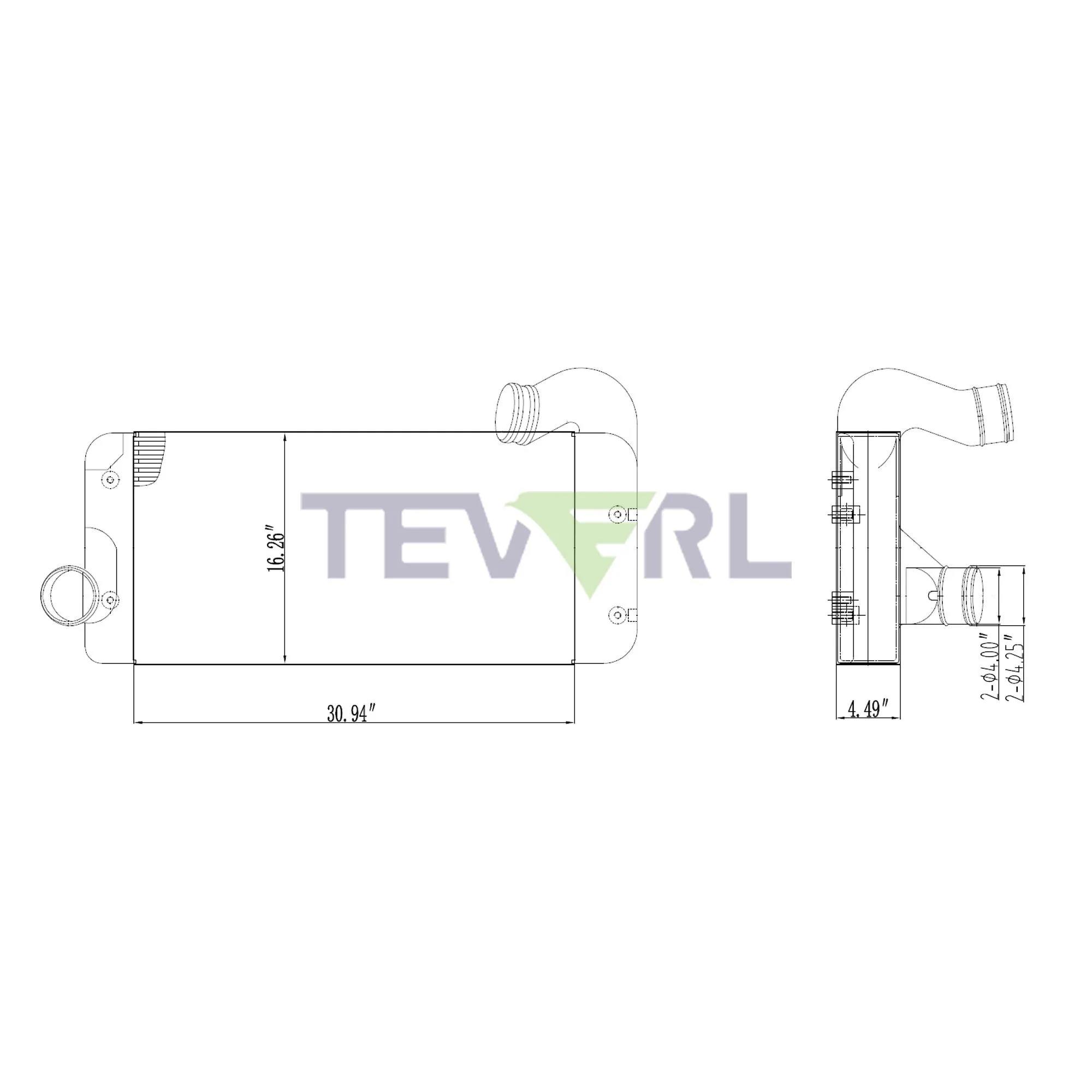 10602001 INTERNATIONAL CHARGE AIR COOLER